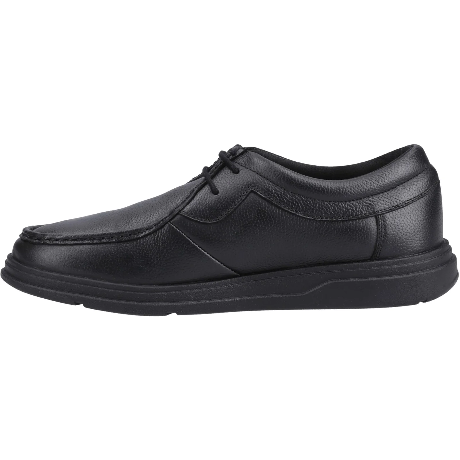 Hush Puppies Mens Ronan Mocc Toe Snr Black - Image 2