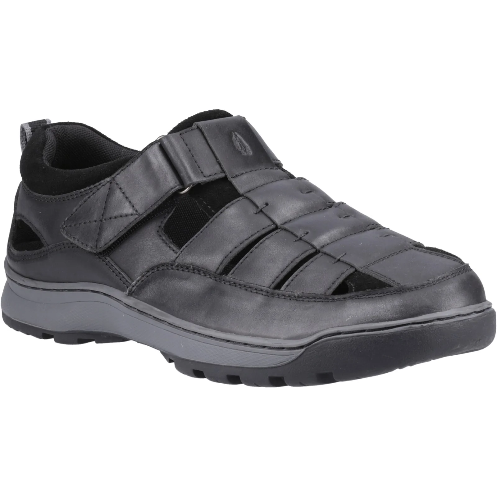 Hush Puppies Mens Rucker Fisherman Black - Image 5