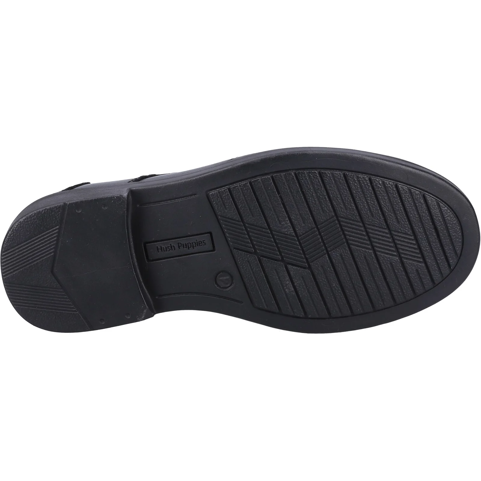 Hush Puppies Mens Toby SNR Shoe Black - Image 2