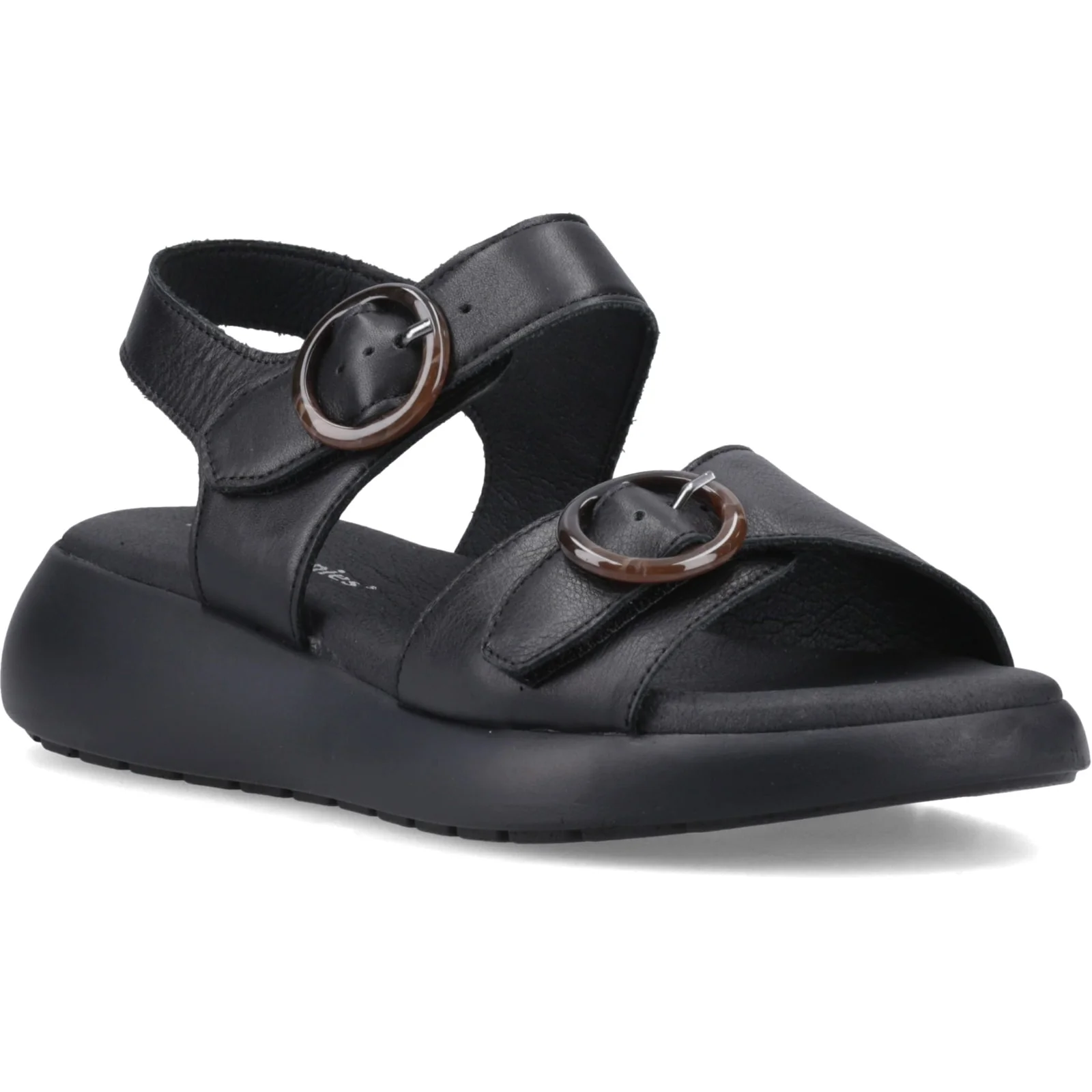 Hush Puppies Womens Alison Buckle Sandal Black - Image 5
