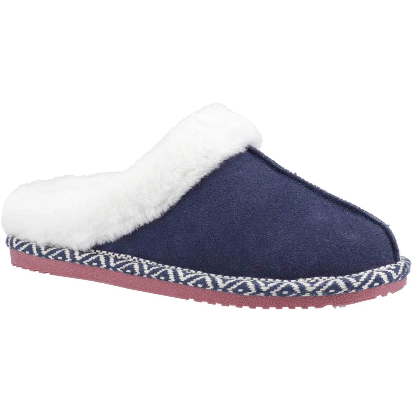 Hush Puppies Womens Amara Slippers Navy - Image 5