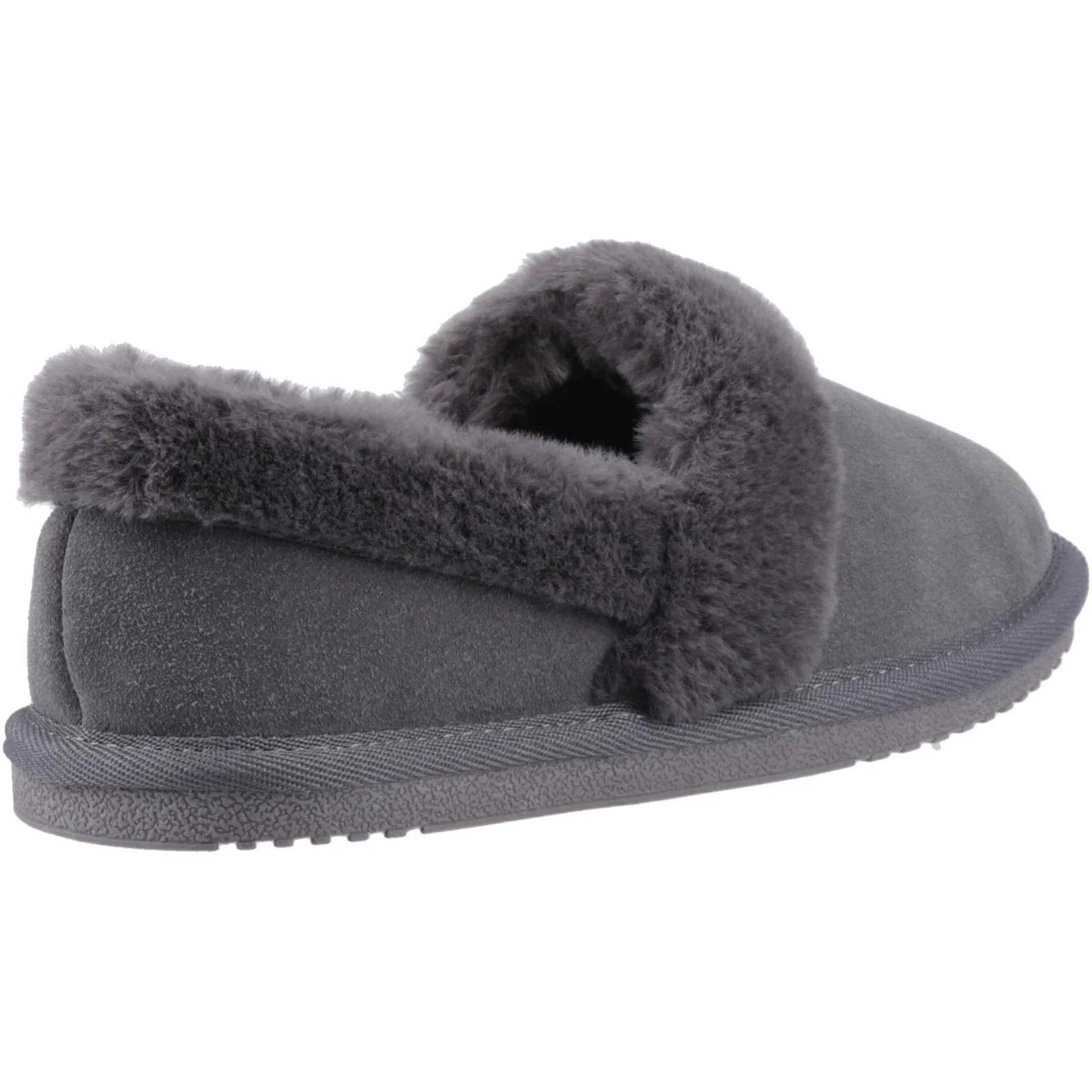 Hush Puppies Womens Ariel Slipper Grey - Image 4