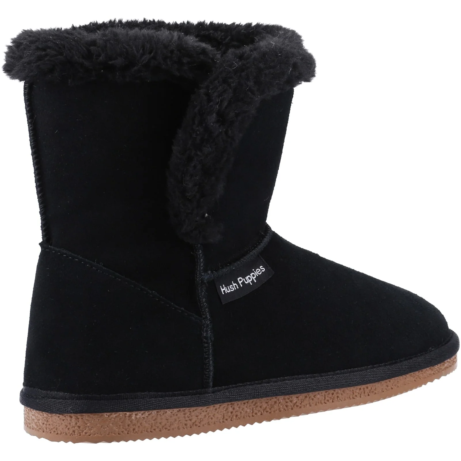 Hush Puppies Womens Ashleigh Slipper Bootie Black - Image 3
