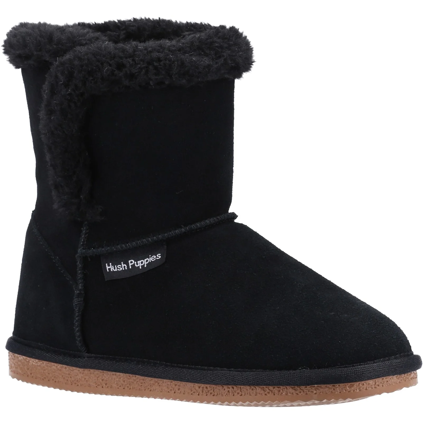 Hush Puppies Womens Ashleigh Slipper Bootie Black - Image 4