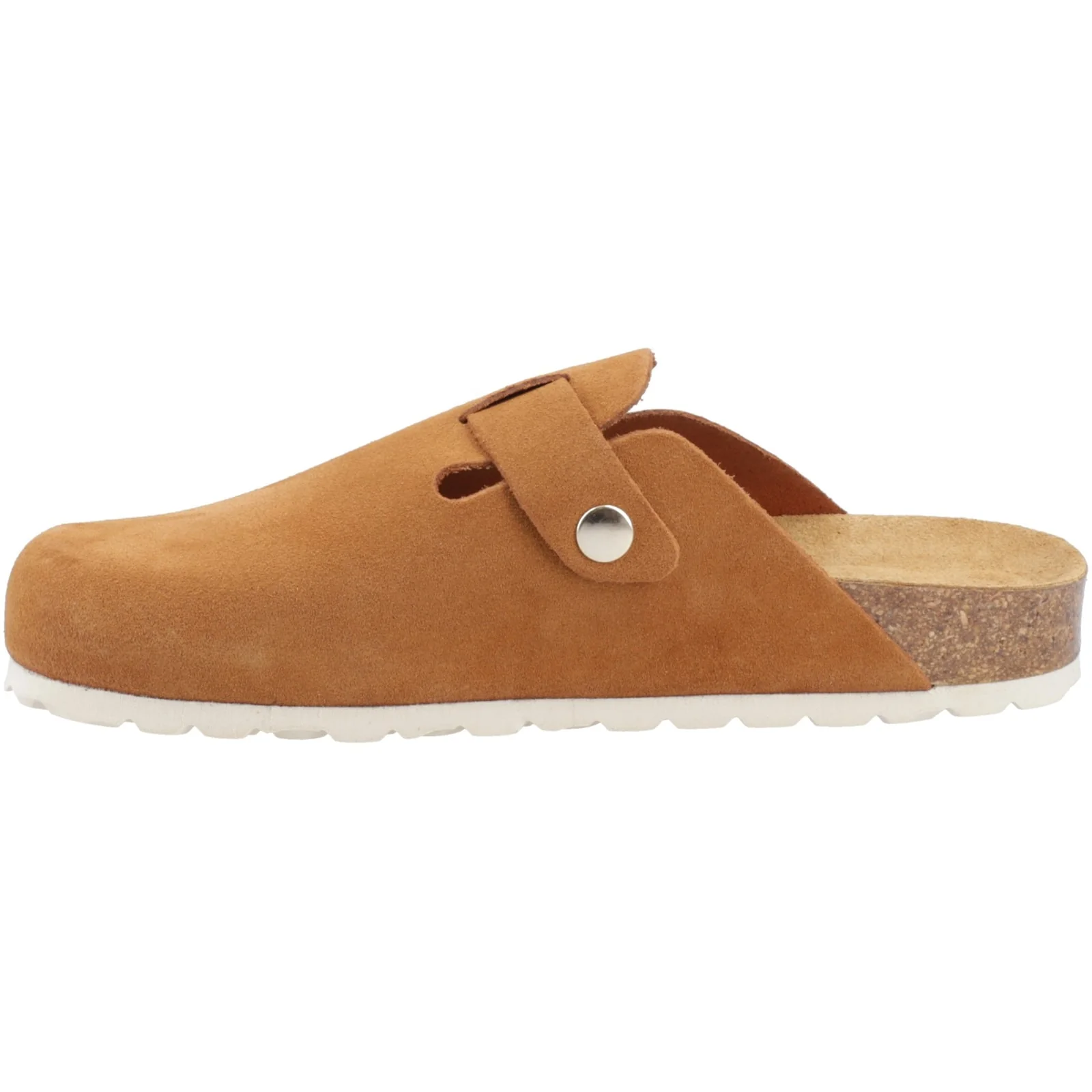 Hush Puppies Womens Bailey Closed Toe Mule Tan - Image 2