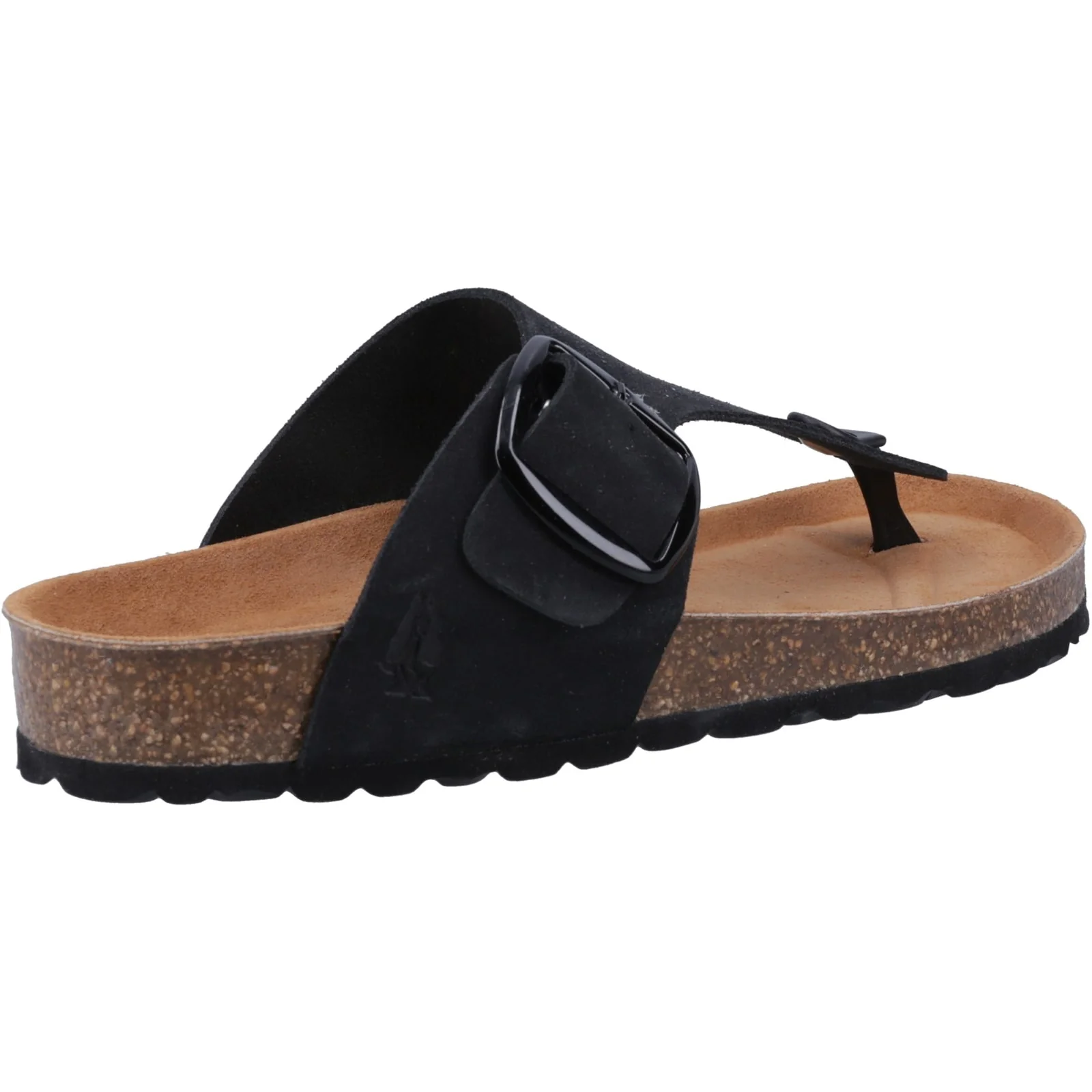 Hush Puppies Womens Billie Toepost Sandal Black - Image 3