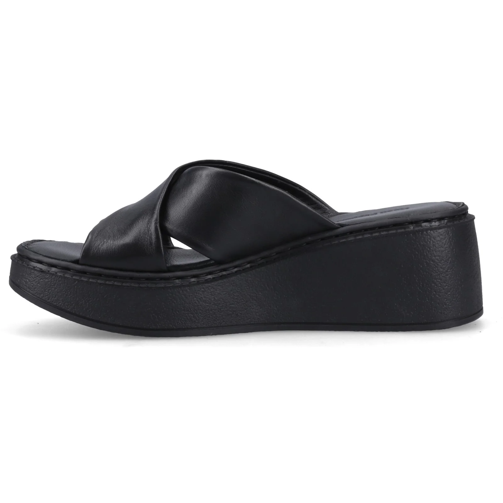 Hush Puppies Womens Bobbi Wedge Sandal Black - Image 2