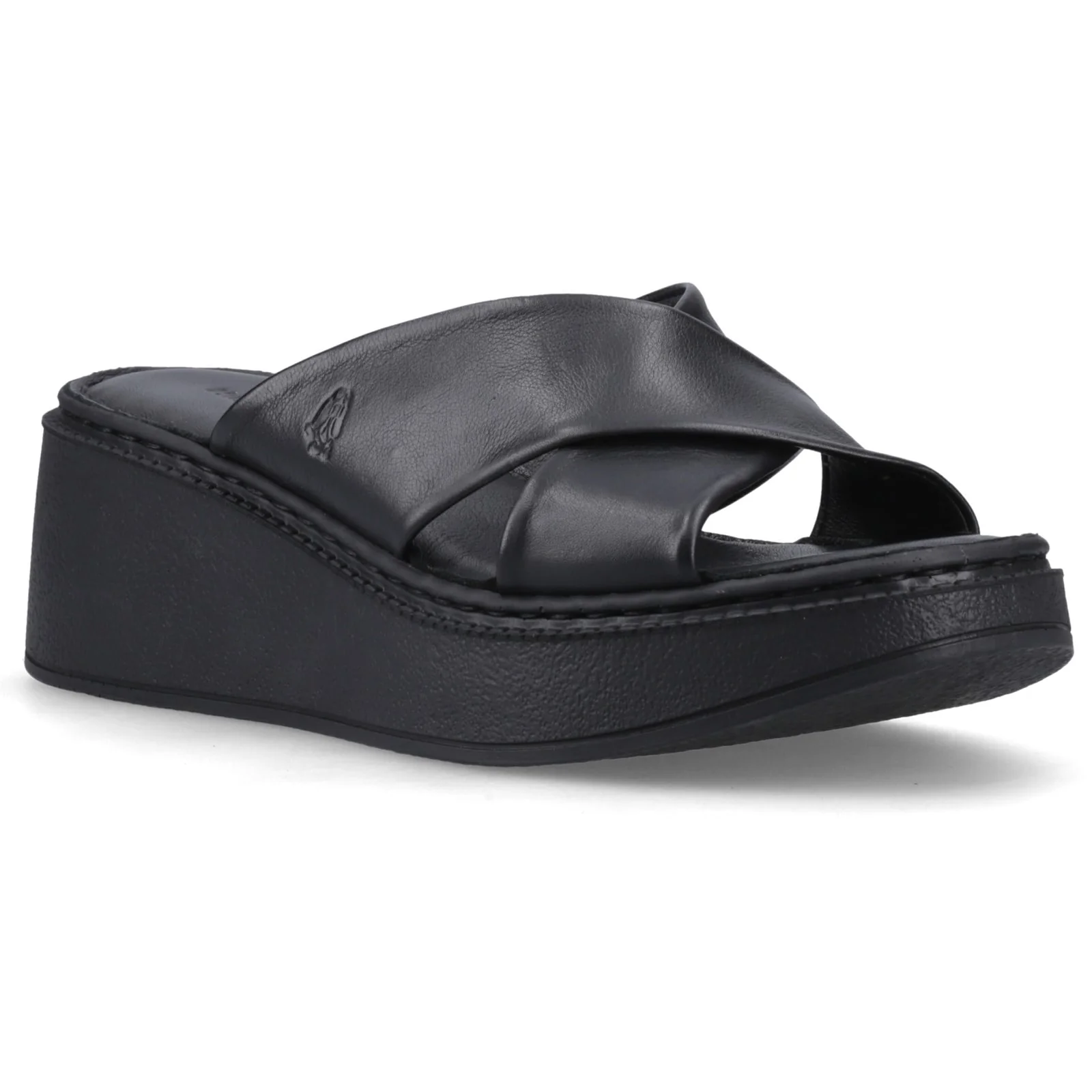Hush Puppies Womens Bobbi Wedge Sandal Black - Image 5