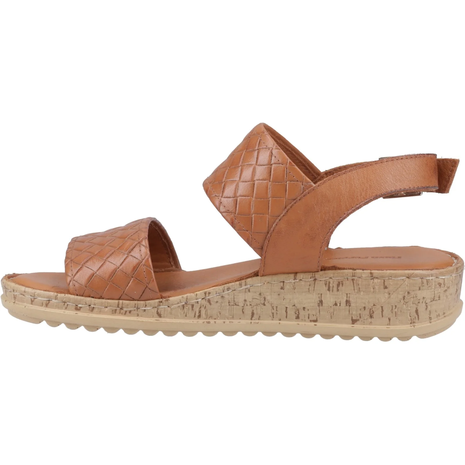 Hush Puppies Womens Ebony Woven Sandal Tan - Image 2