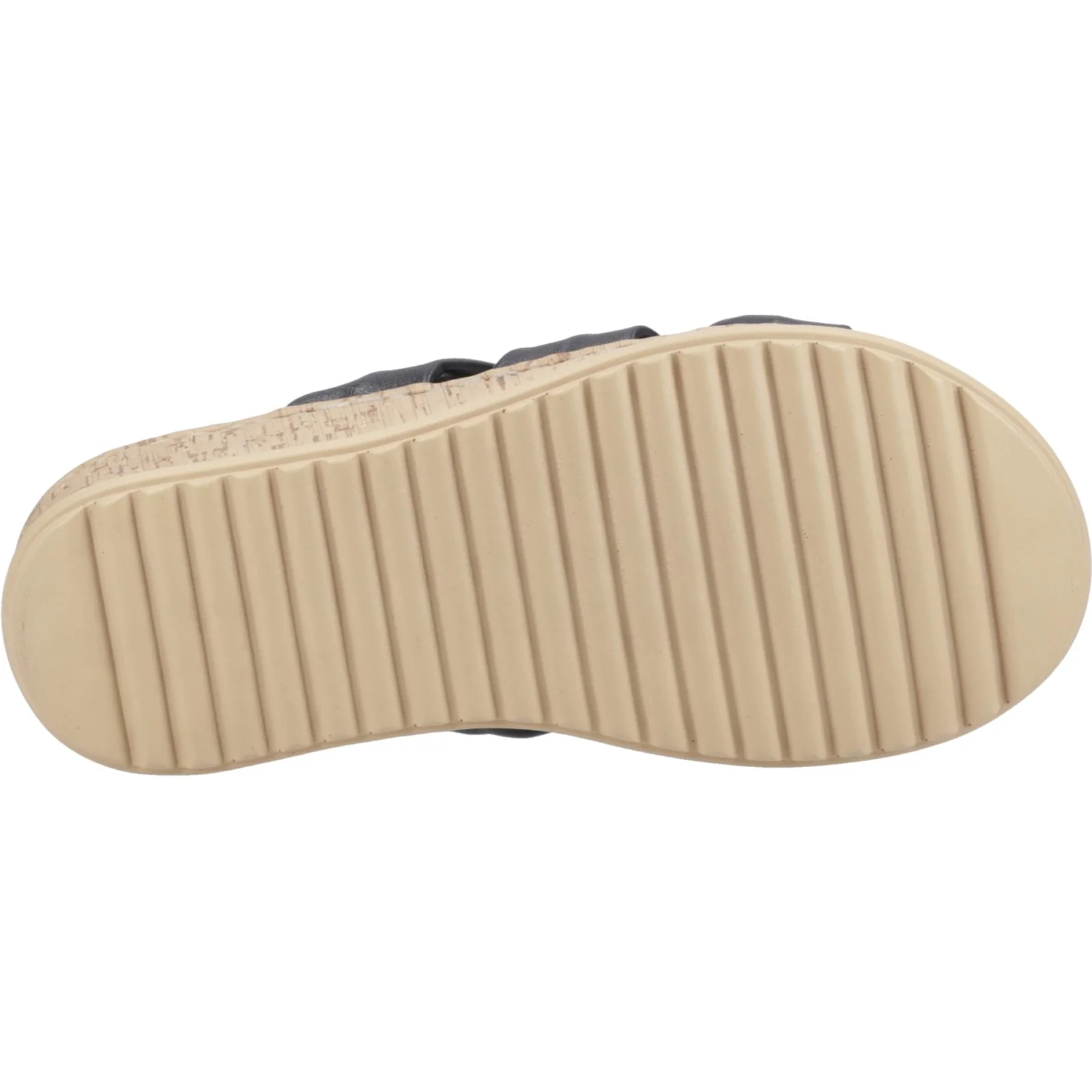 Hush Puppies Womens Eden Wide Fit Sandal Black - Image 3