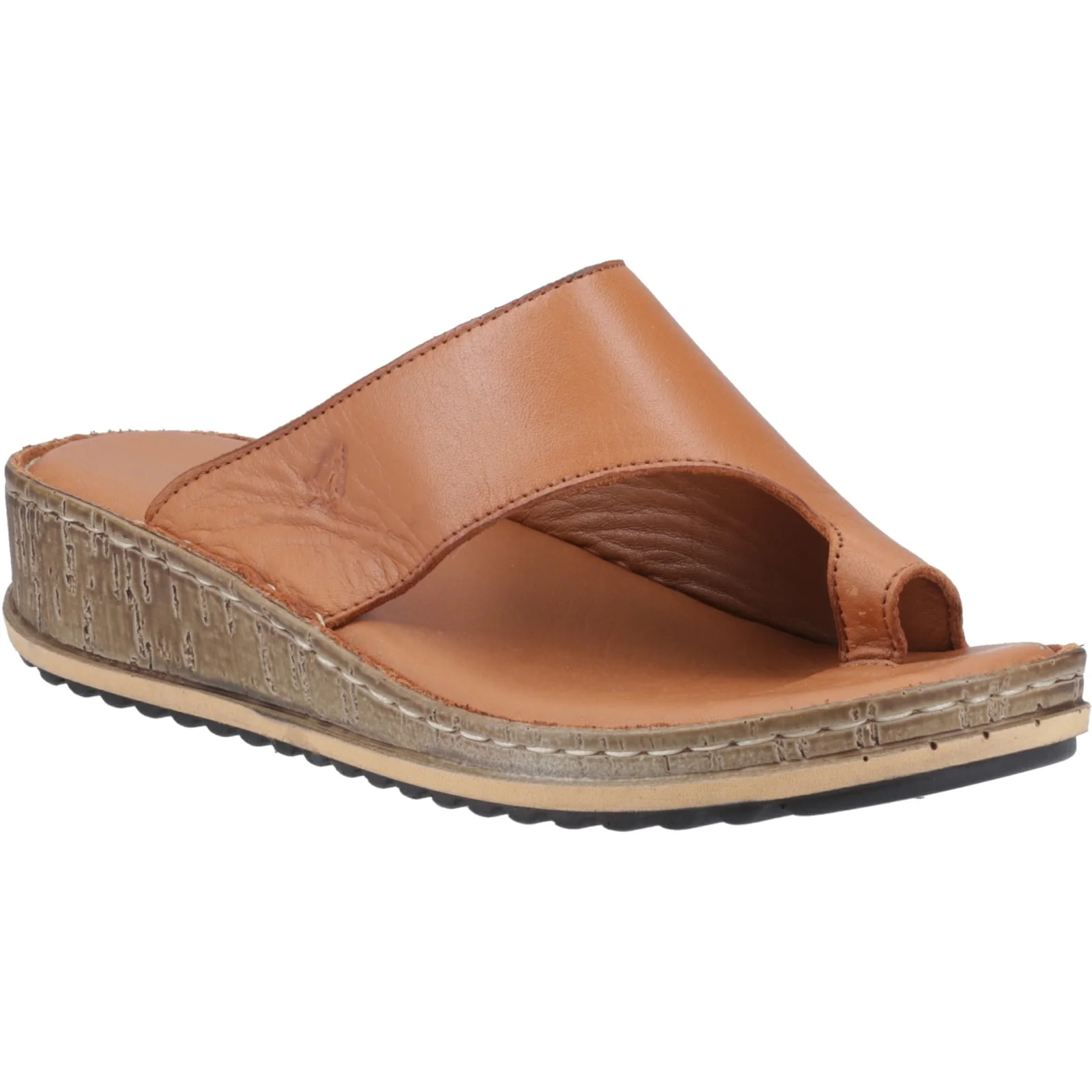 Hush Puppies Womens Elissa Toepost Sandal Tan - Image 5
