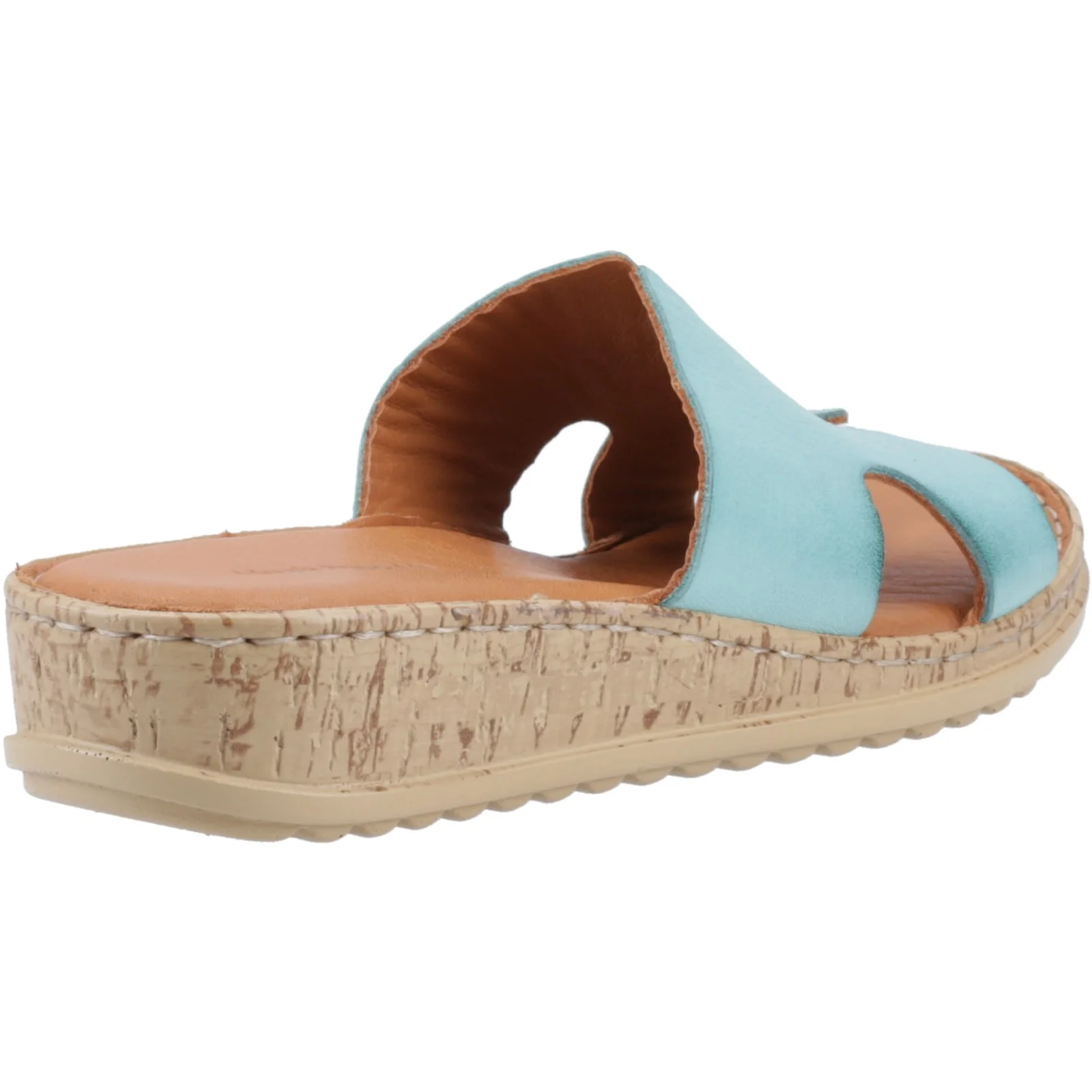 Hush Puppies Womens Eloise Mule Sandal Aqua - Image 4