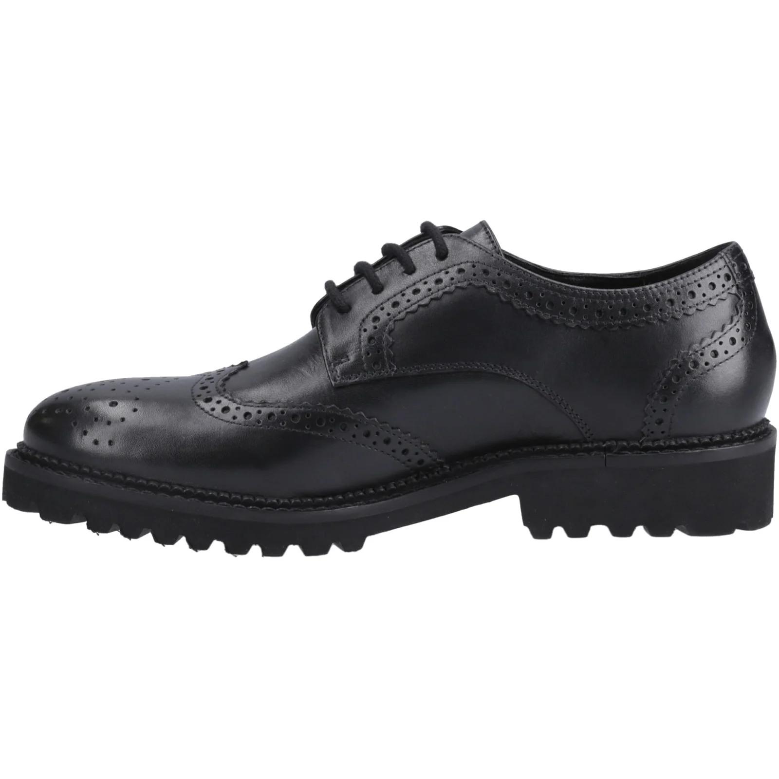 Hush Puppies Womens Gabi Lace Up Snr2 Black - Image 2