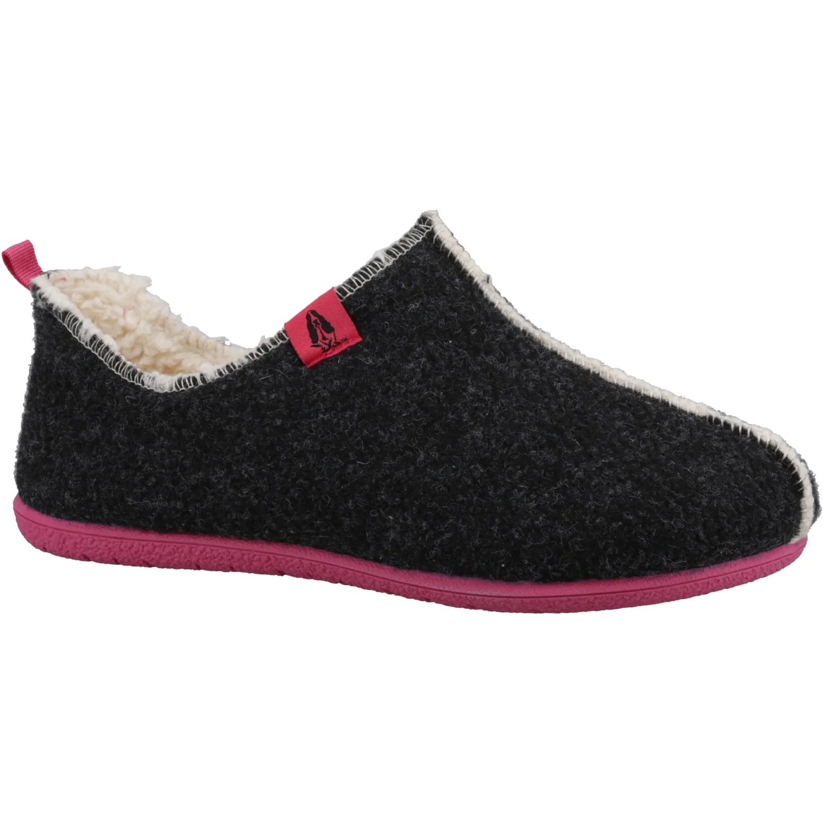 Hush Puppies Womens Good Slippers Charcoal - Image 4