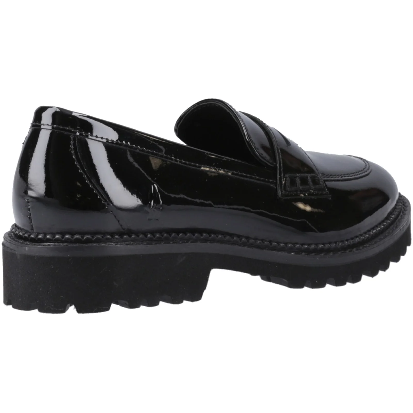 Hush Puppies Womens Grazia Loafer Patent Snr Black - Image 4
