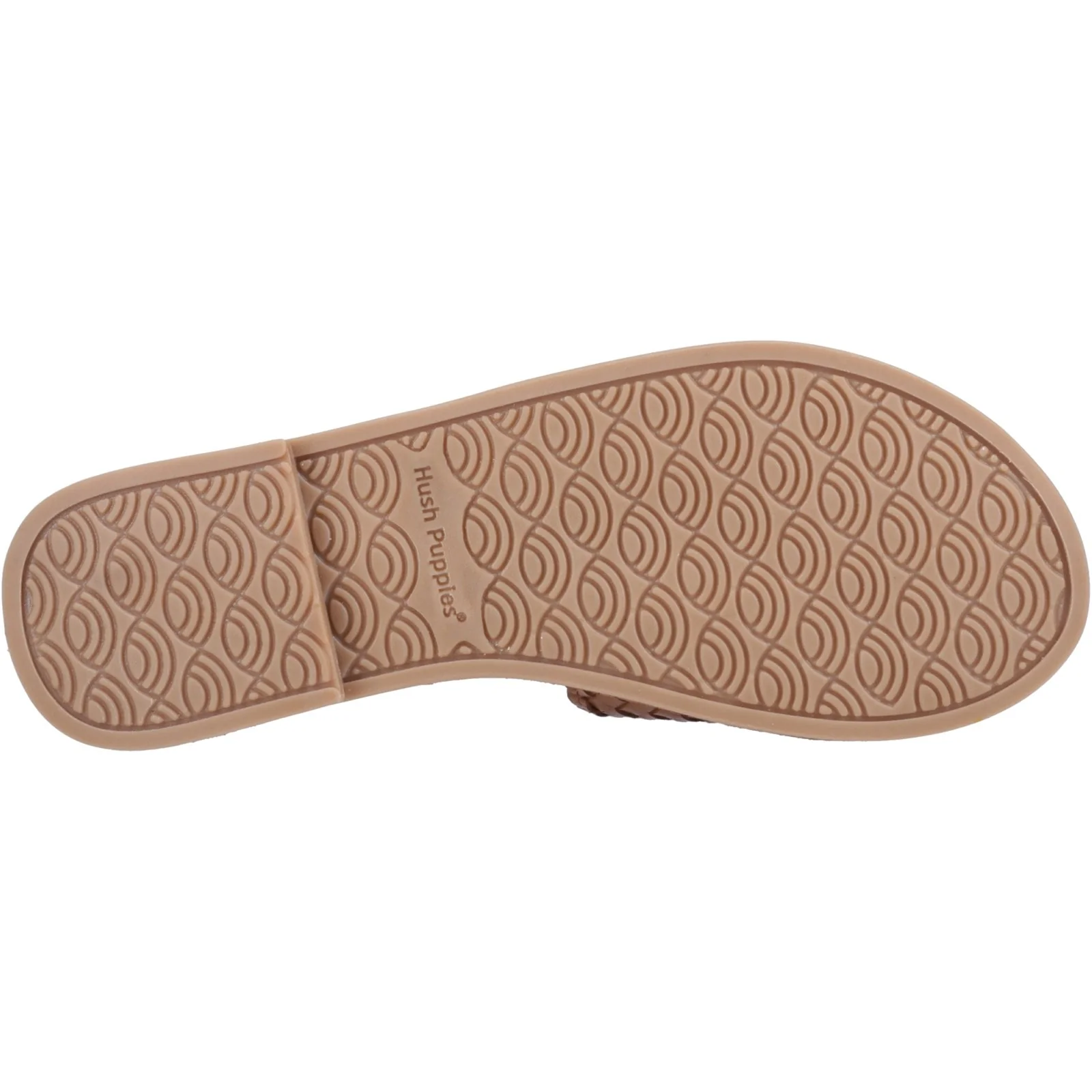 Hush Puppies Womens Hetty Slide Wide Fit Tan - Image 3