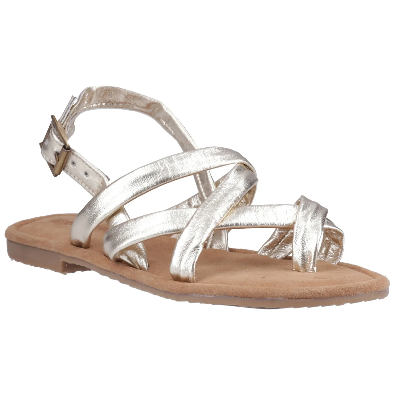 Hush Puppies Womens Hope Sandal Gold - Image 5