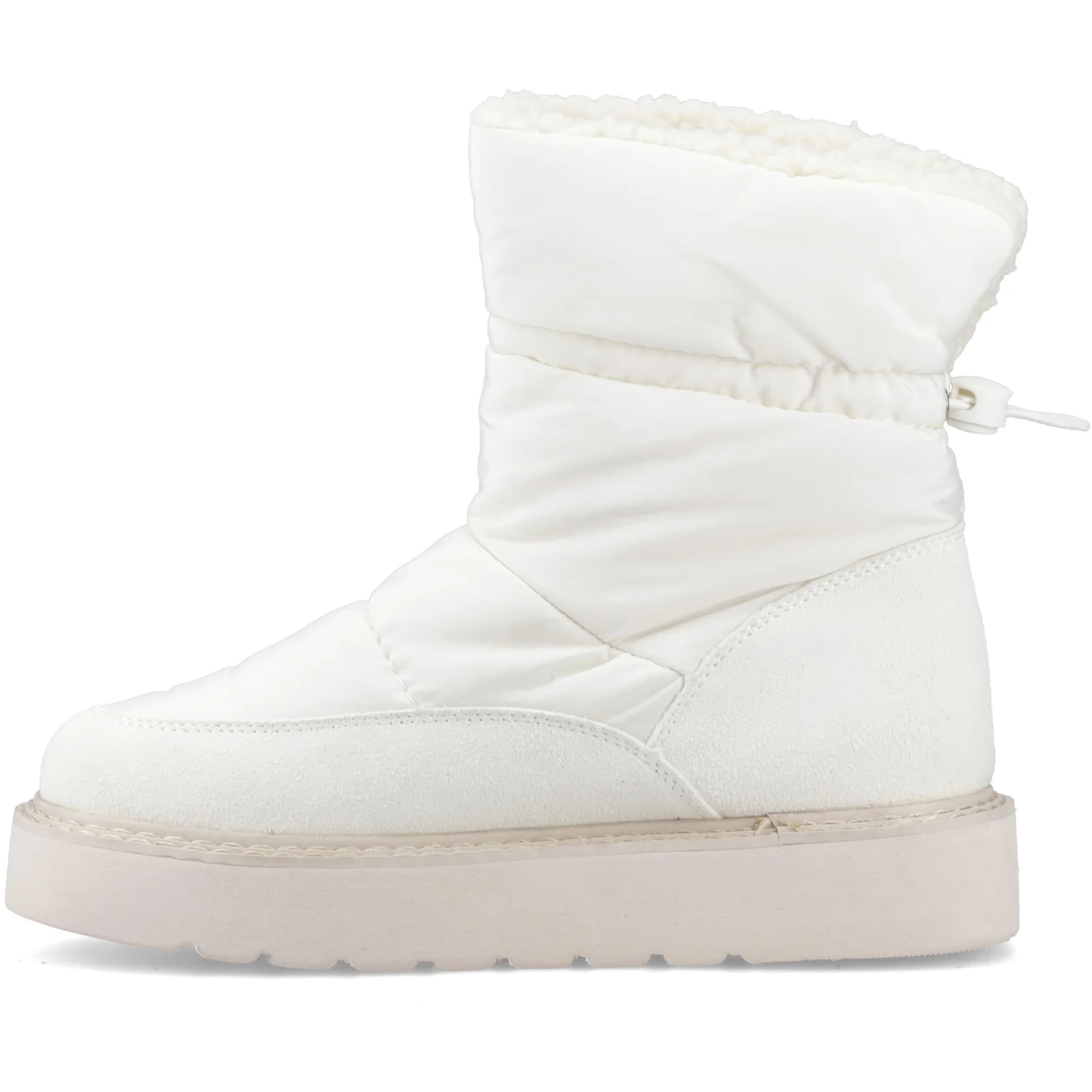 Hush Puppies Womens Hush Puffies Slippers White - Image 2