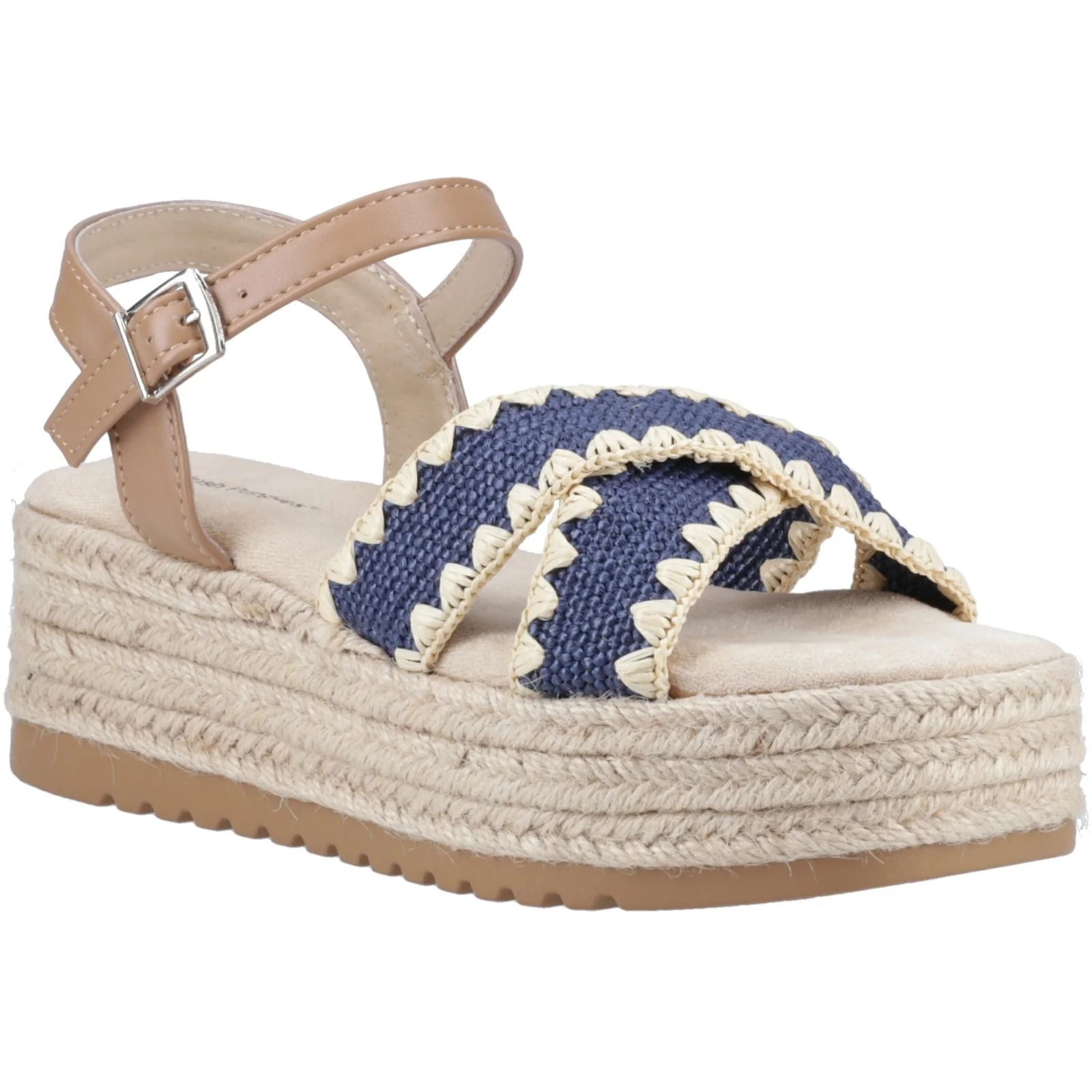 Hush Puppies Womens Jemma Espadrille Sandal Navy - Image 5