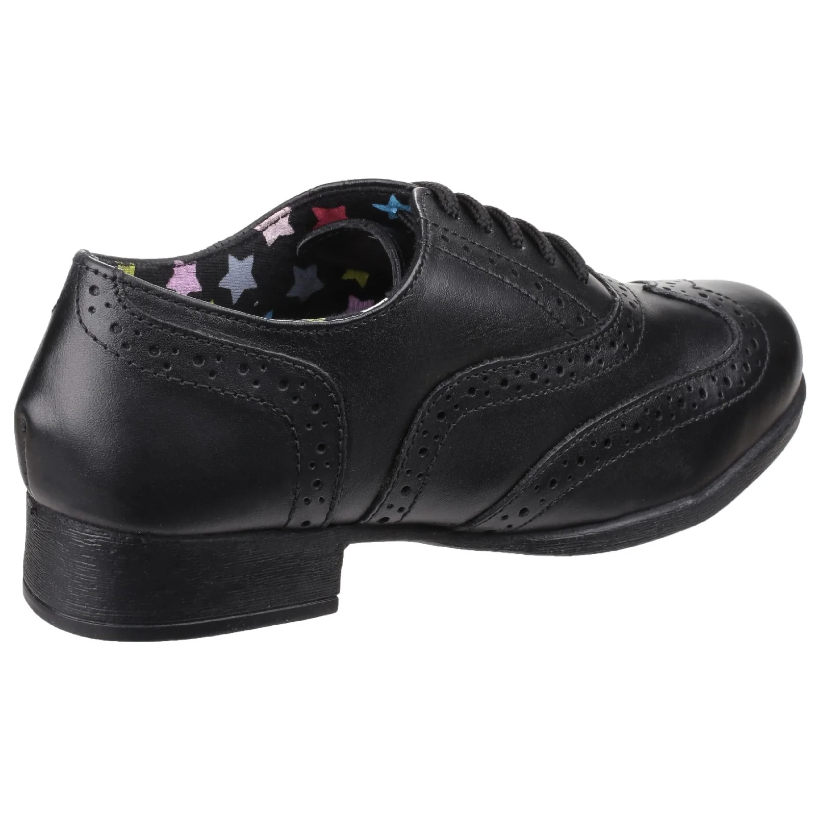 Hush Puppies Womens Kada Senior School Shoe Black - Image 3