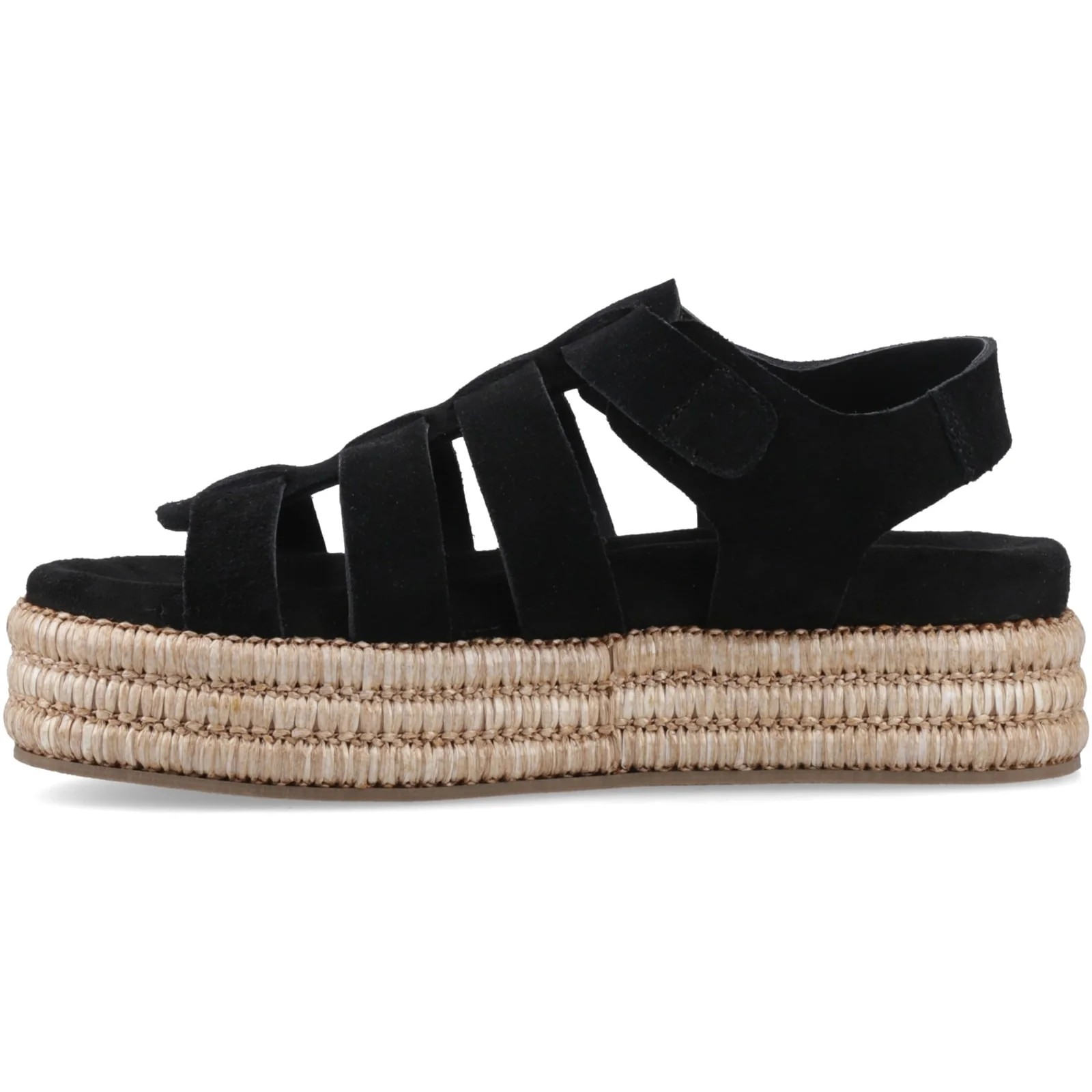 Hush Puppies Womens Rosetta Gladiator Black/Tan - Image 2