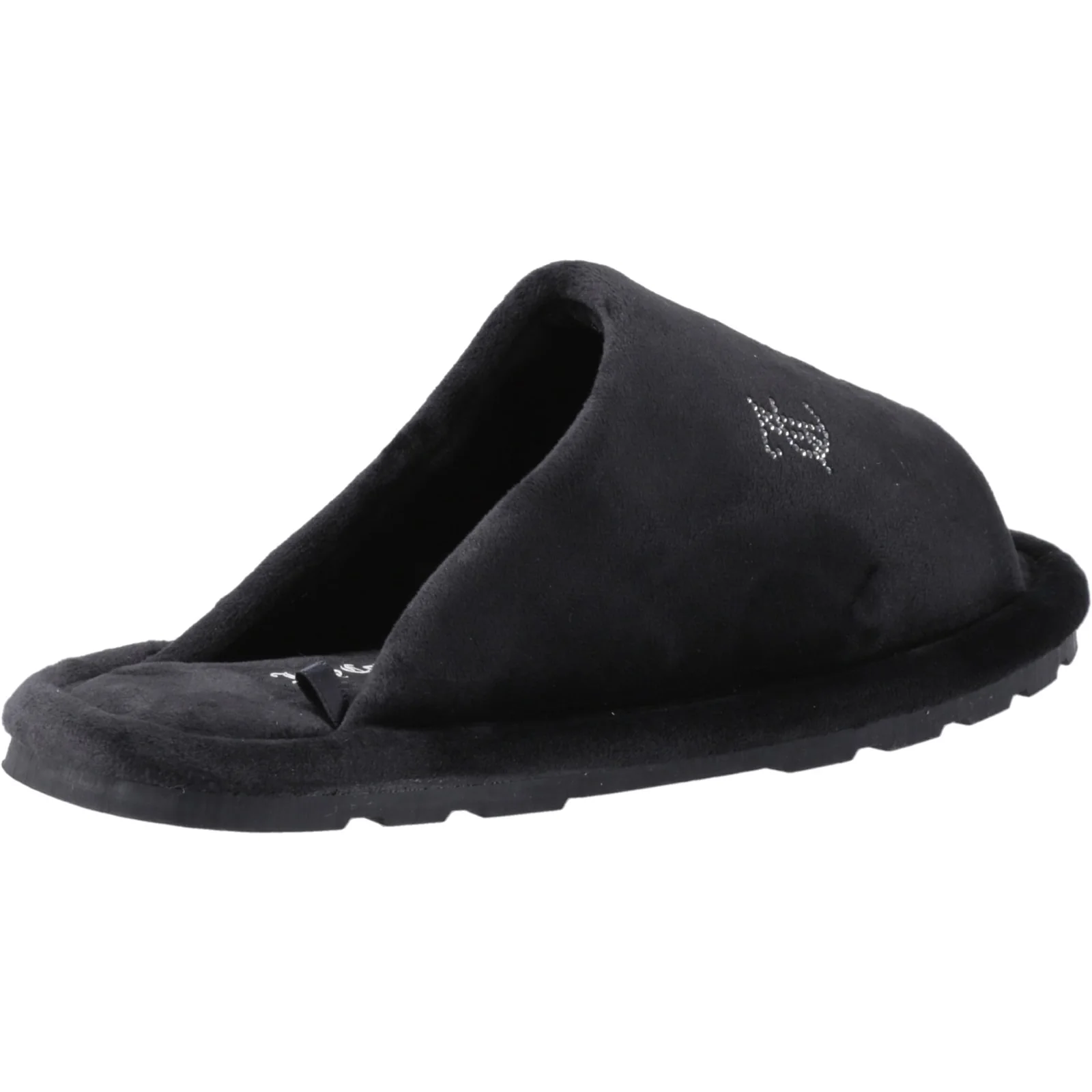 Juicy Couture Womens Vivien Padded Slipper Black - Image 4