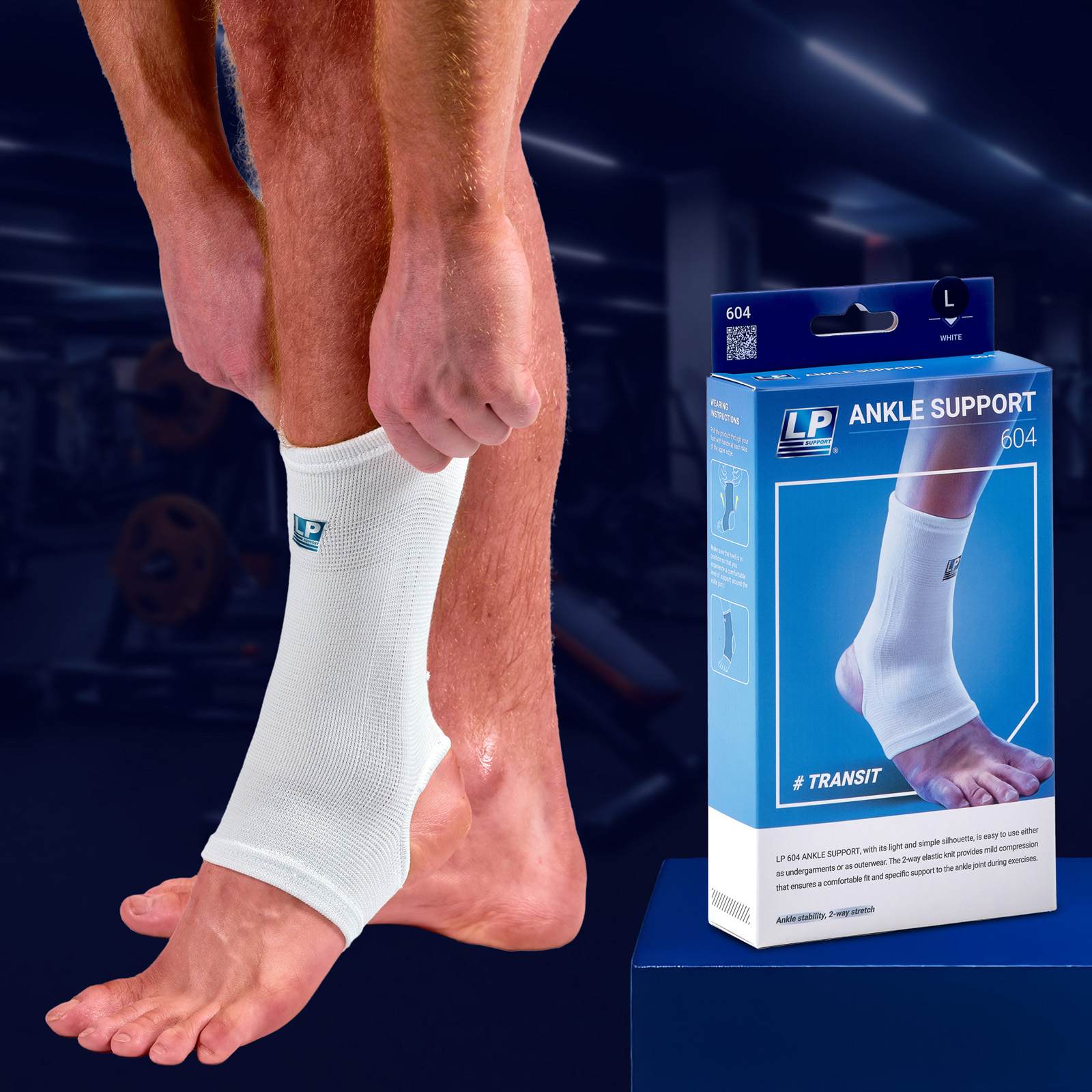 LP Elasticated 2-Way Stitching Adults Ankle Support - Image 5