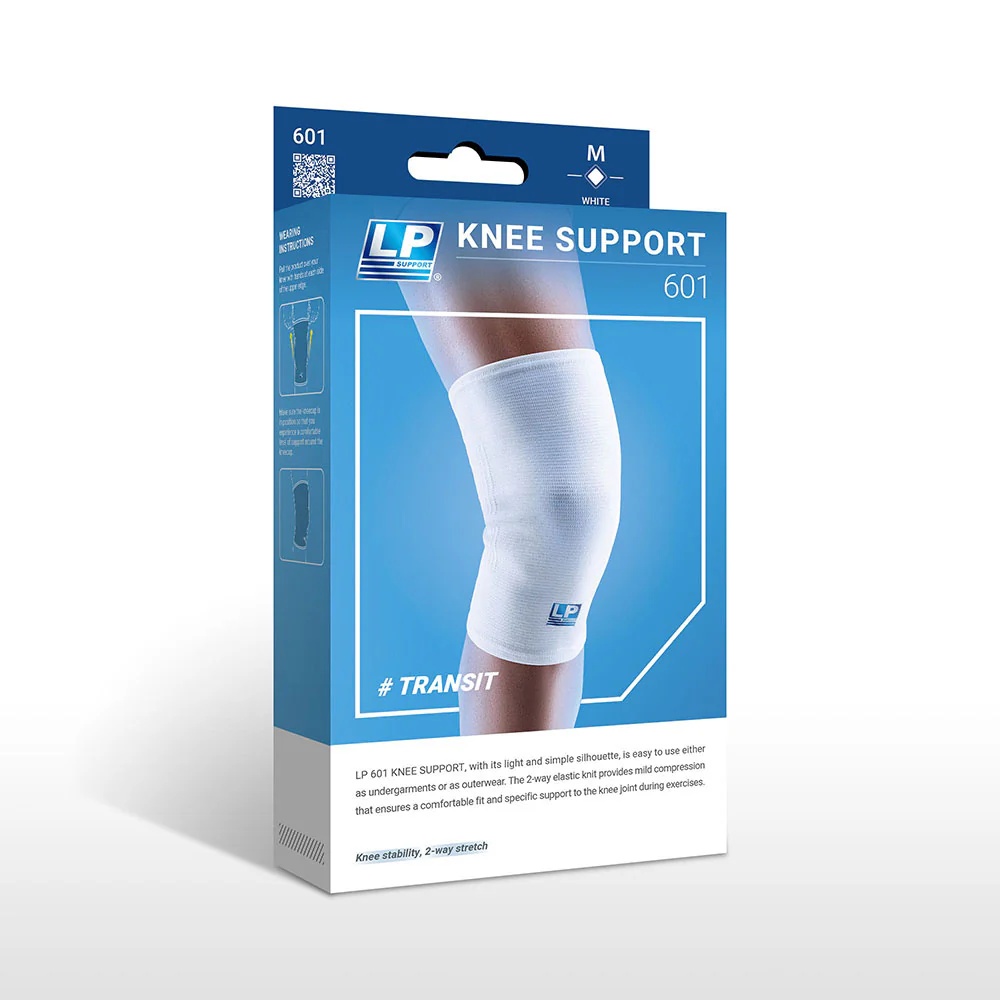 LP Elasticated Lightweight Adults Compression Knee Support - Image 2