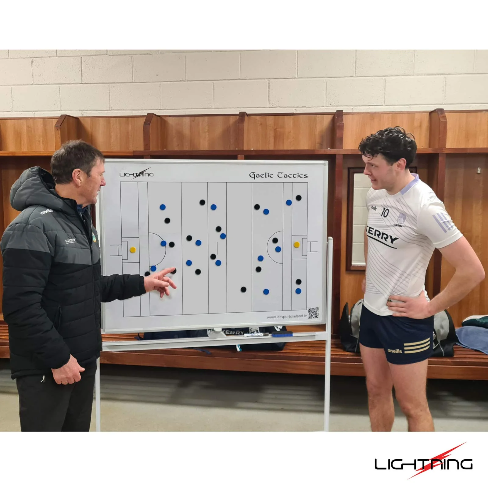 LIGHTNING GAA Dressing Room Flip Frame Tactic Board (60 x 90 cm) - Image 5