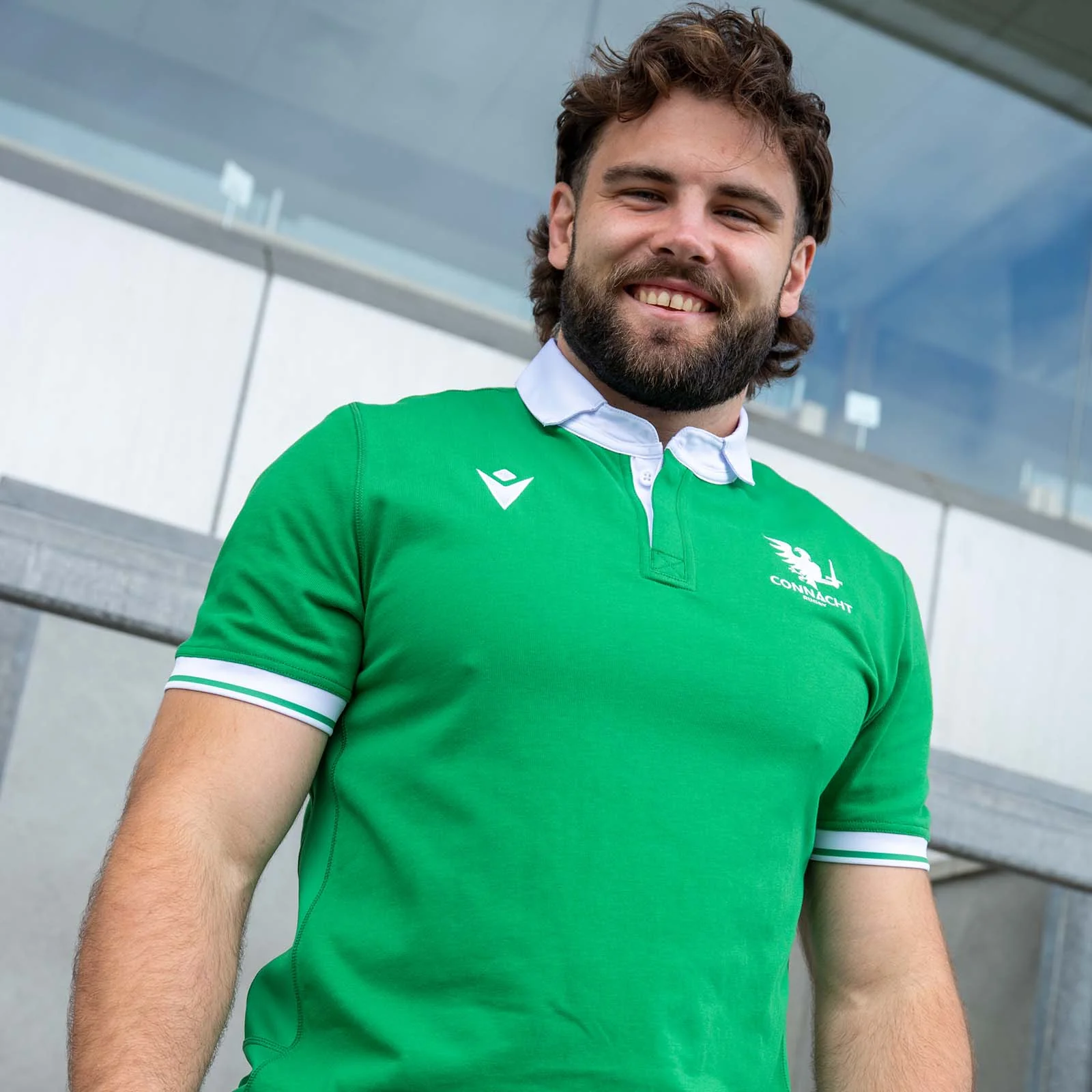 Macron Connacht Rugby 2025/26 Mens Classic Home Replica Jersey - Image 3