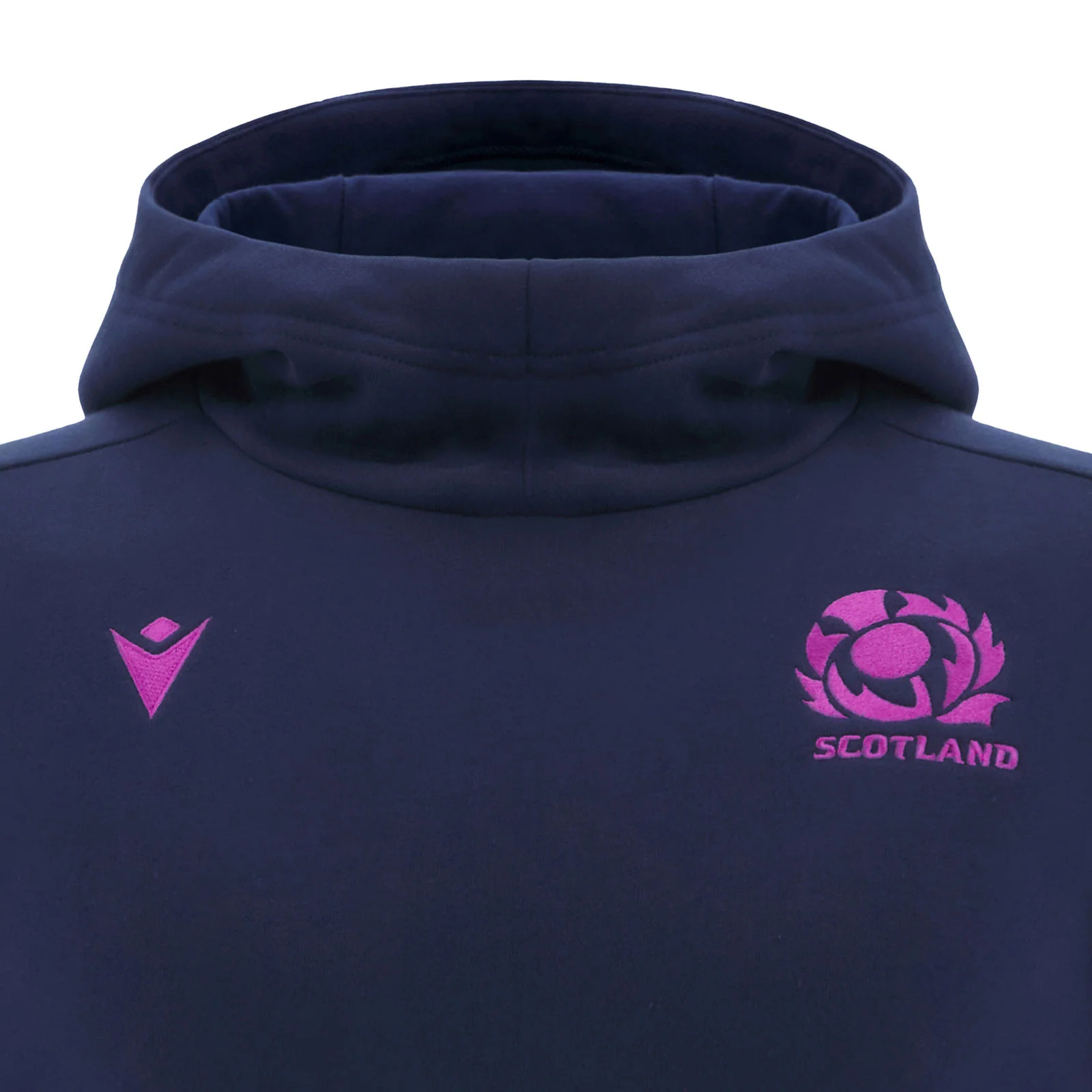 Macron Scotland Rugby 2025/26 Kids Comfortable Travel Hoodie - Image 3