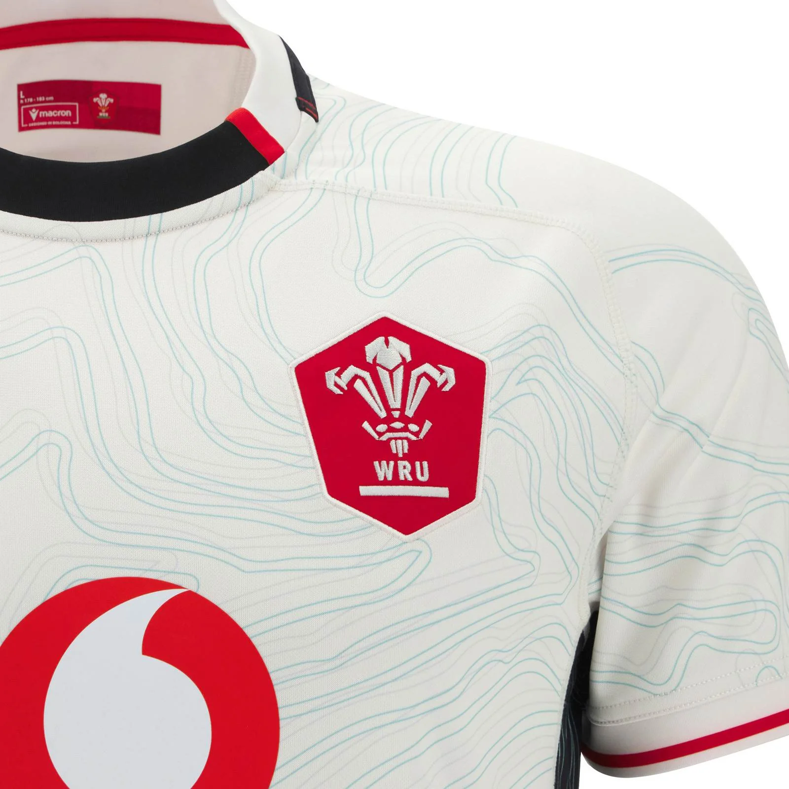 Macron Wales Rugby 2025/26 Mens Away Replica Jersey - Image 3