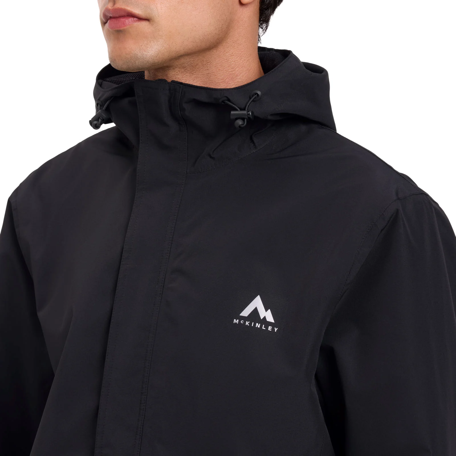 McKinley Isar Lightweight Mens Waterproof Rain Jacket - Image 4