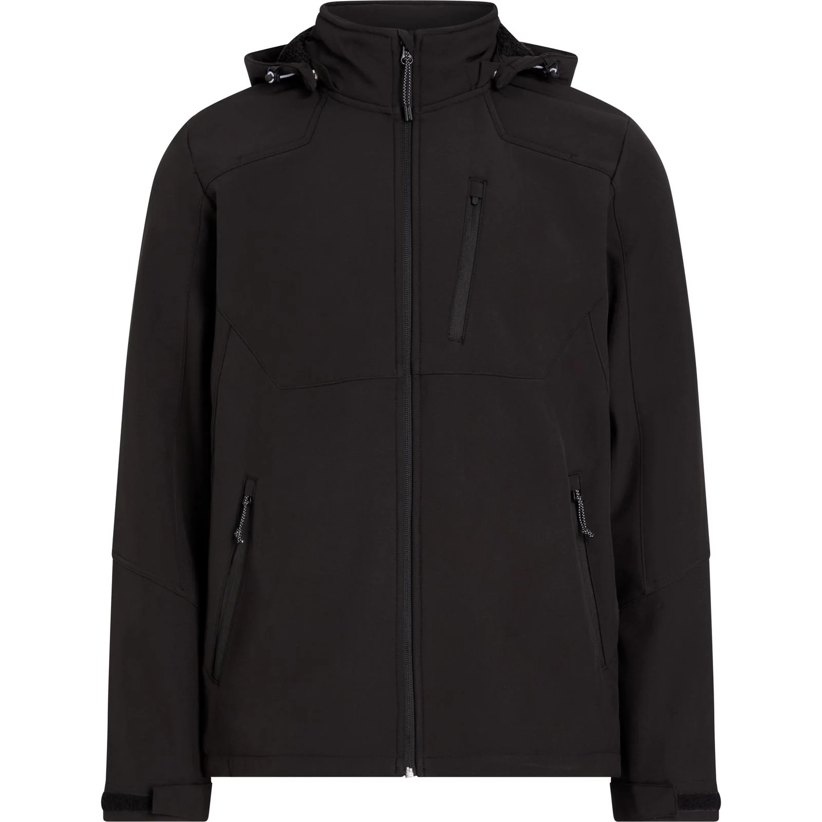 McKinley Tura III Mens Full-Zip Softshell Hooded Jacket - Image 4