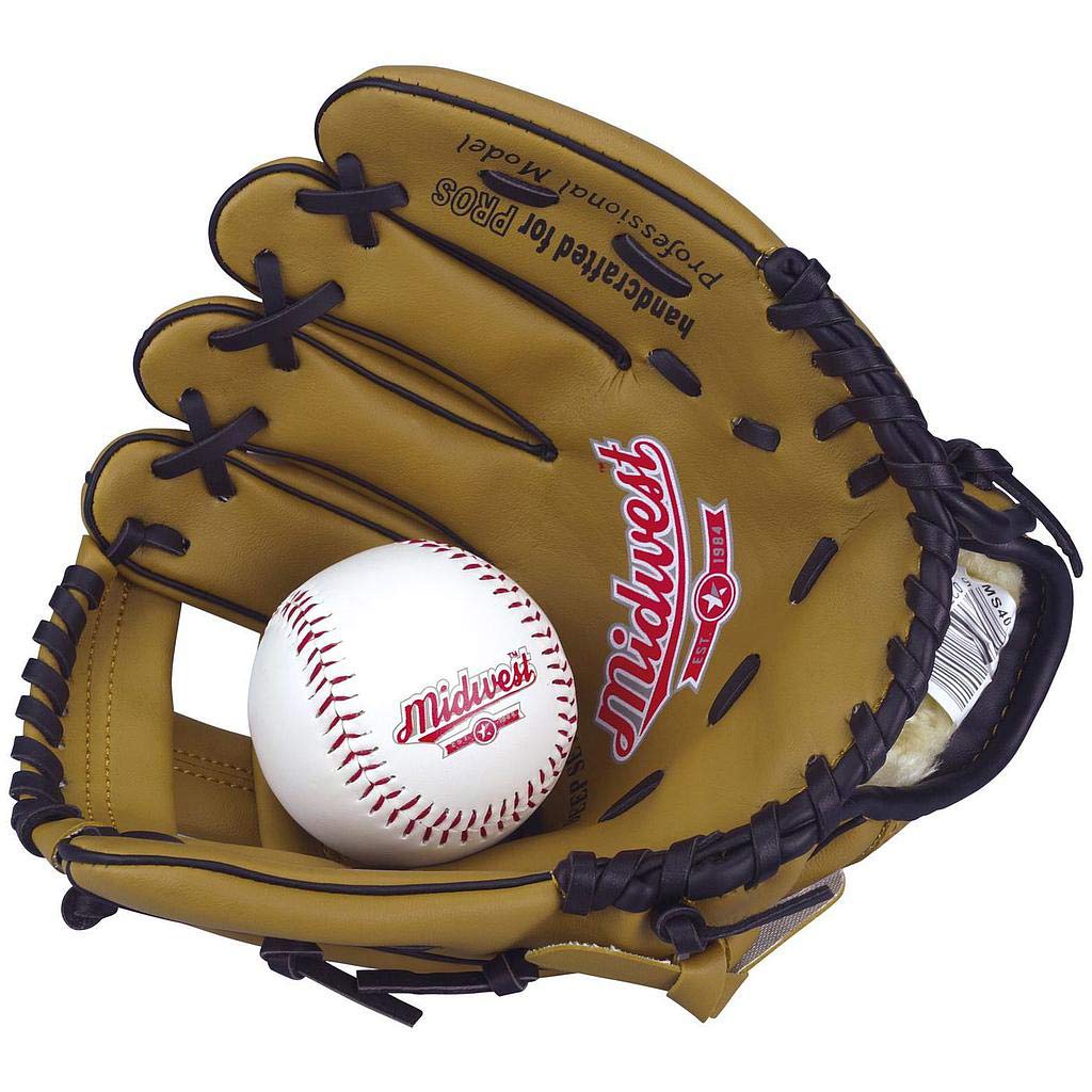 Midwest Baseball Glove &amp; Ball Set