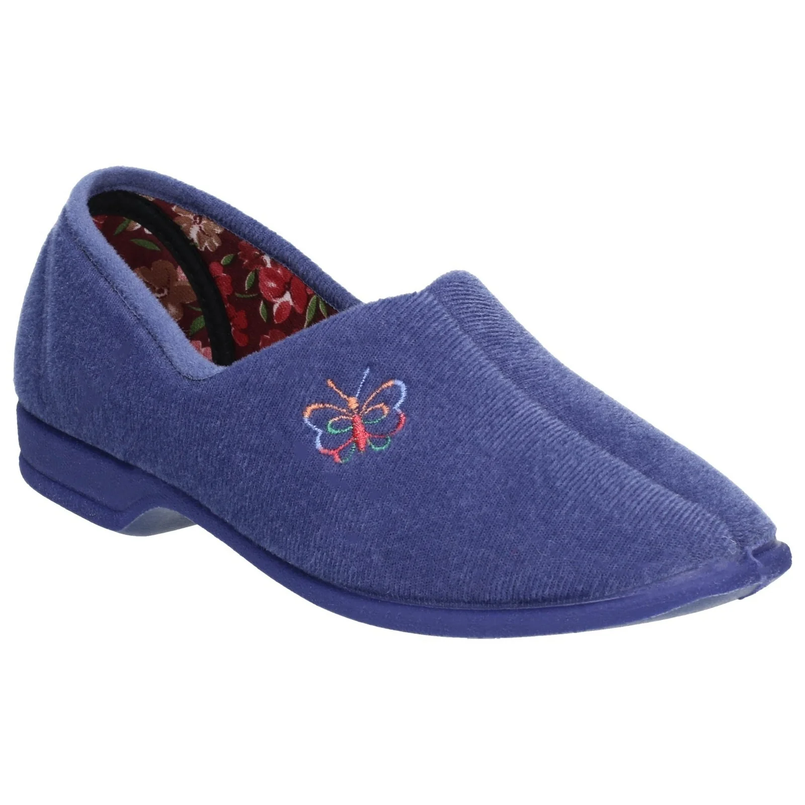 Mirak Womens Bouquet Slipper Blueberry - Image 4