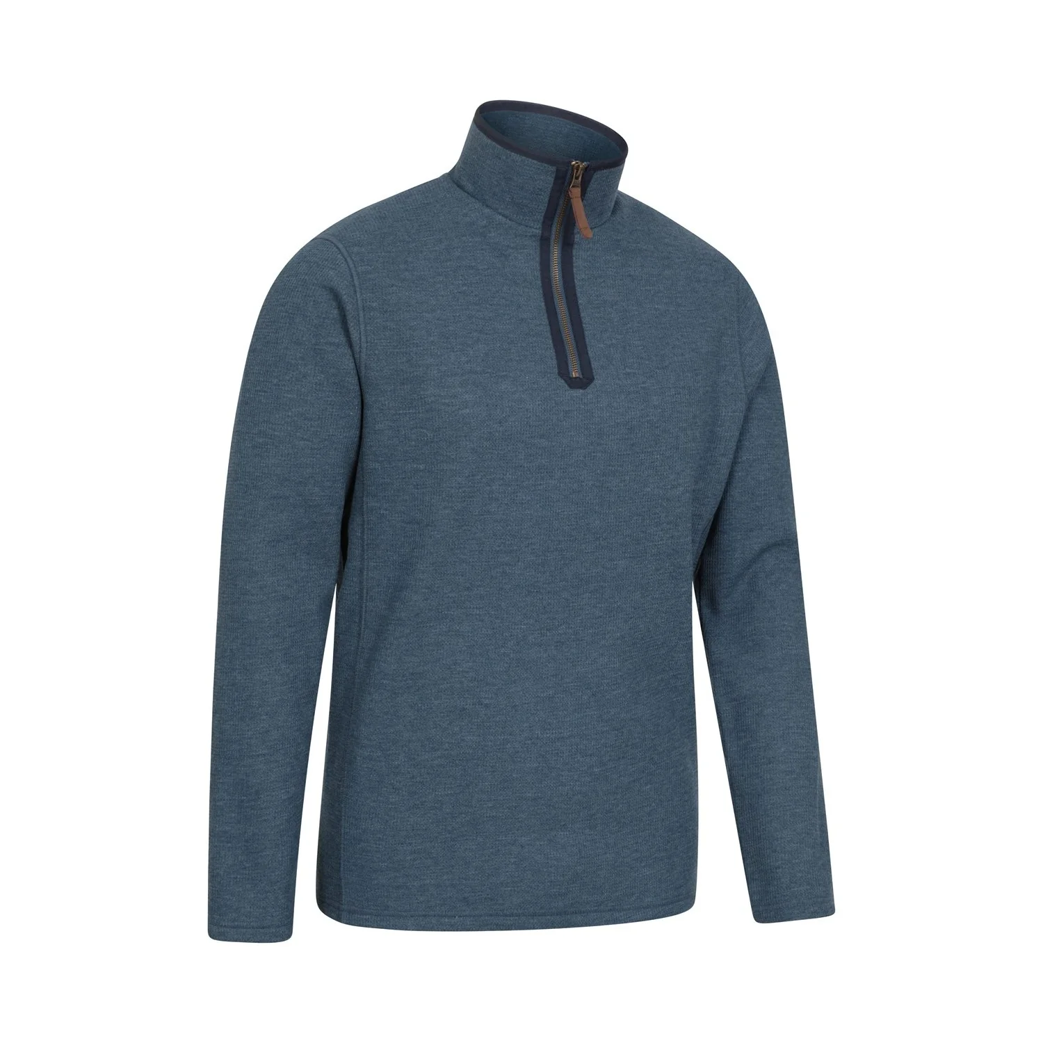 Mountain Warehouse Mens Beta Contrast Zip Top Light Blue - Image 3