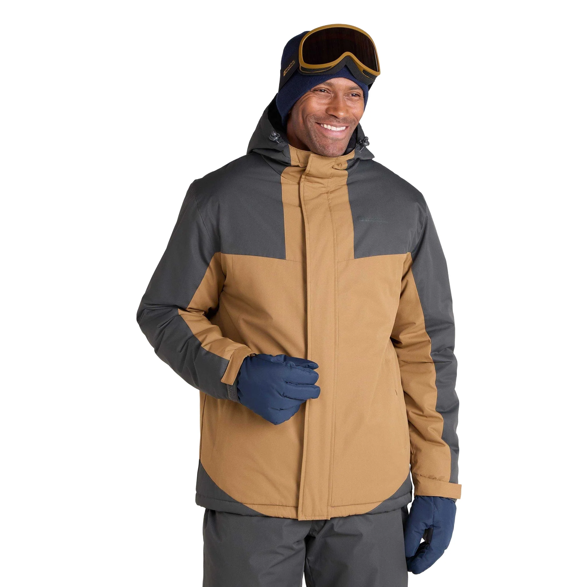 Mountain Warehouse Mens Dusk III Ski Jacket Tan - Image 4