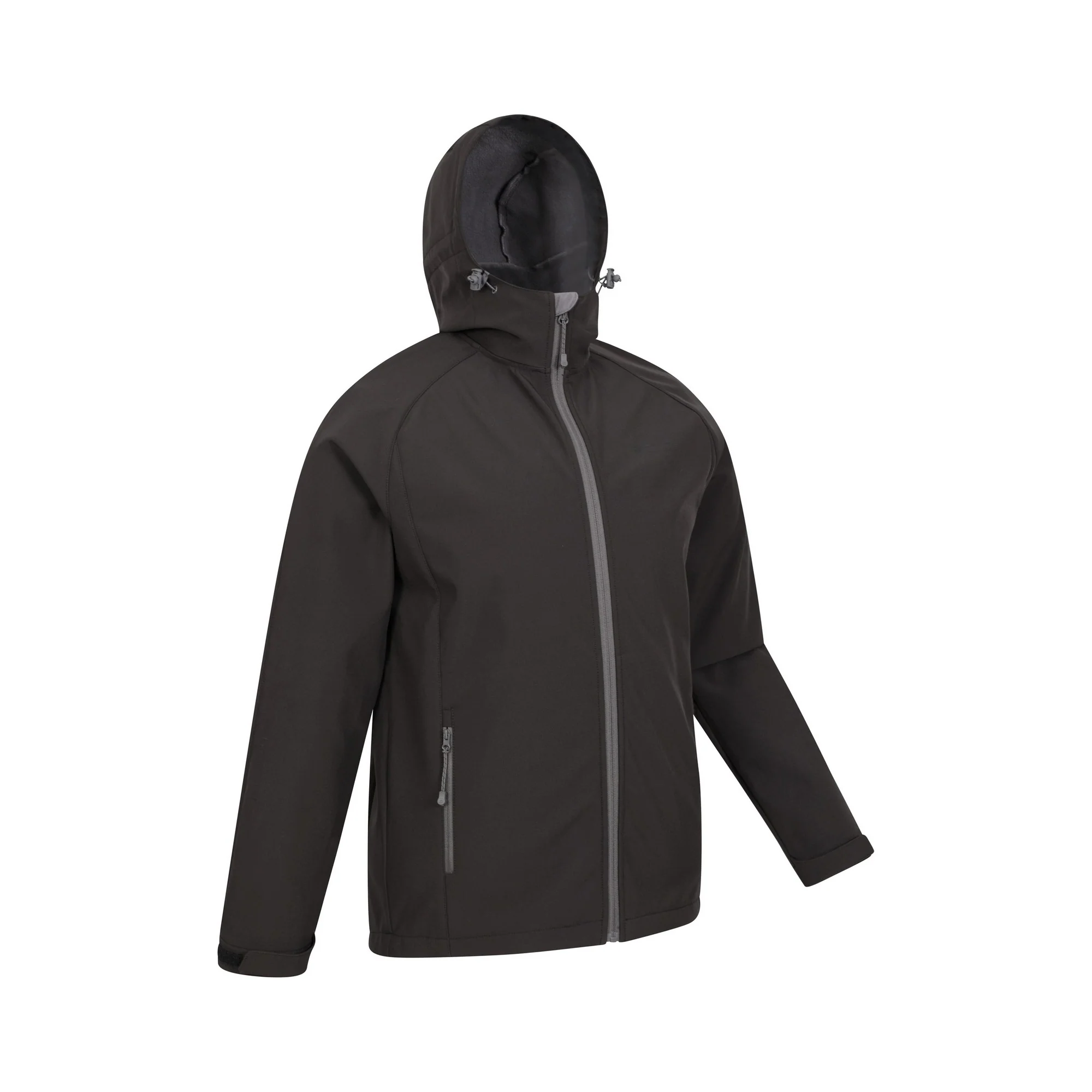 Mountain Warehouse Mens Exodus Waterproof Soft Shell Jacket Black - Image 3