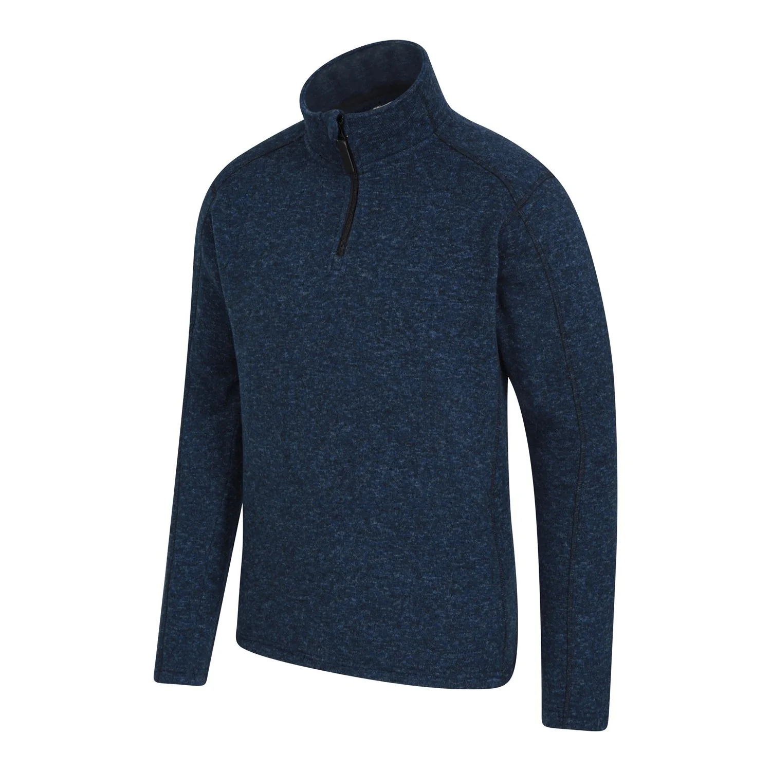 Mountain Warehouse Mens Idris II Half Zip Fleece Top Navy - Image 2