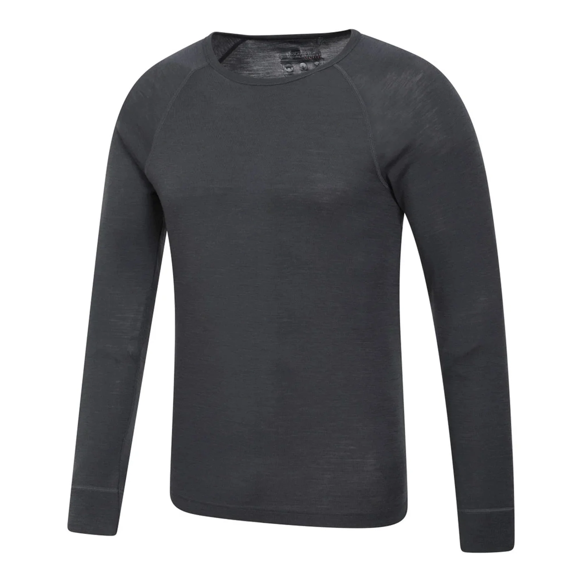 Mountain Warehouse Mens Merino Wool Thermal Top Dark Grey - Image 3