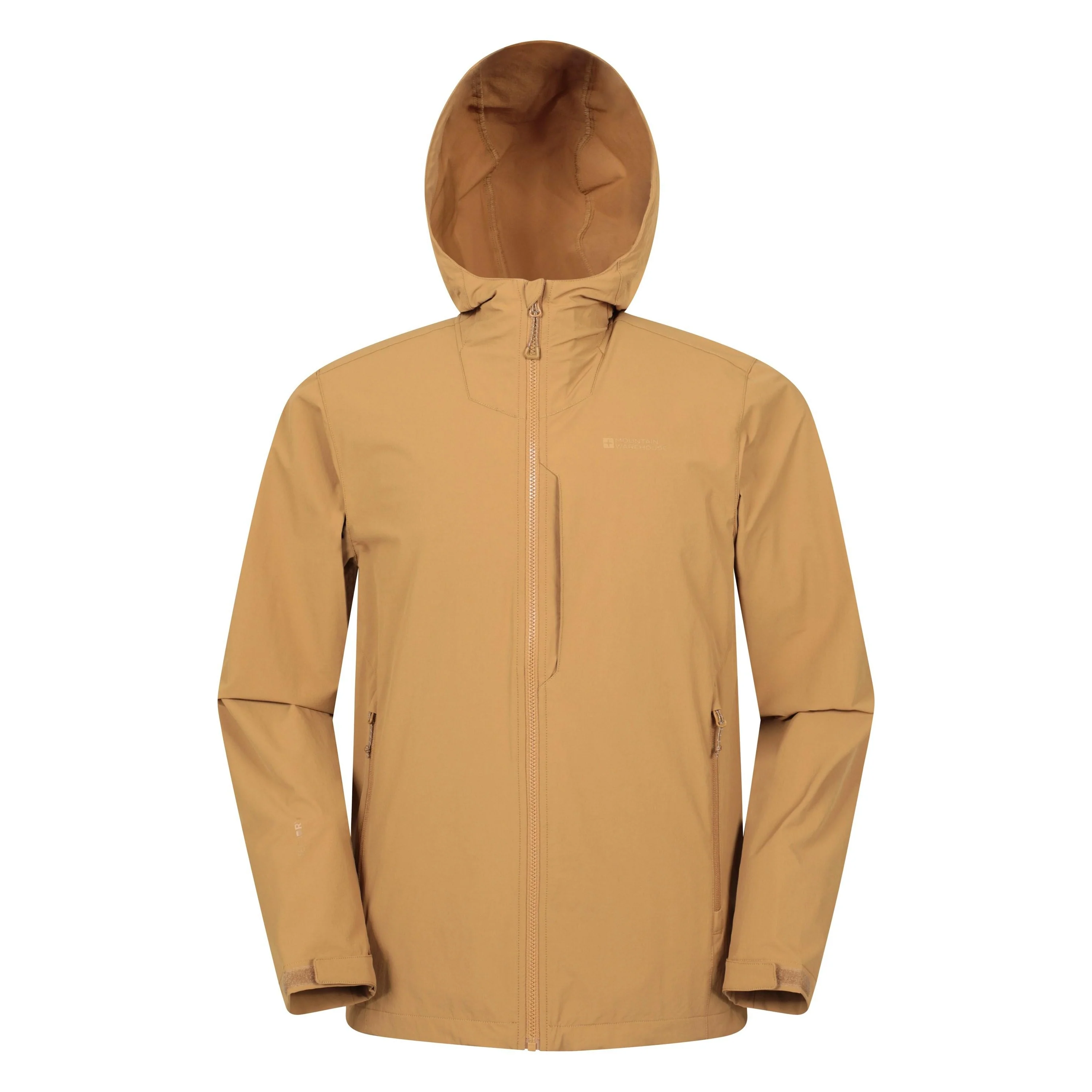 Mountain Warehouse Mens Retreat Packable Soft Shell Jacket Tan