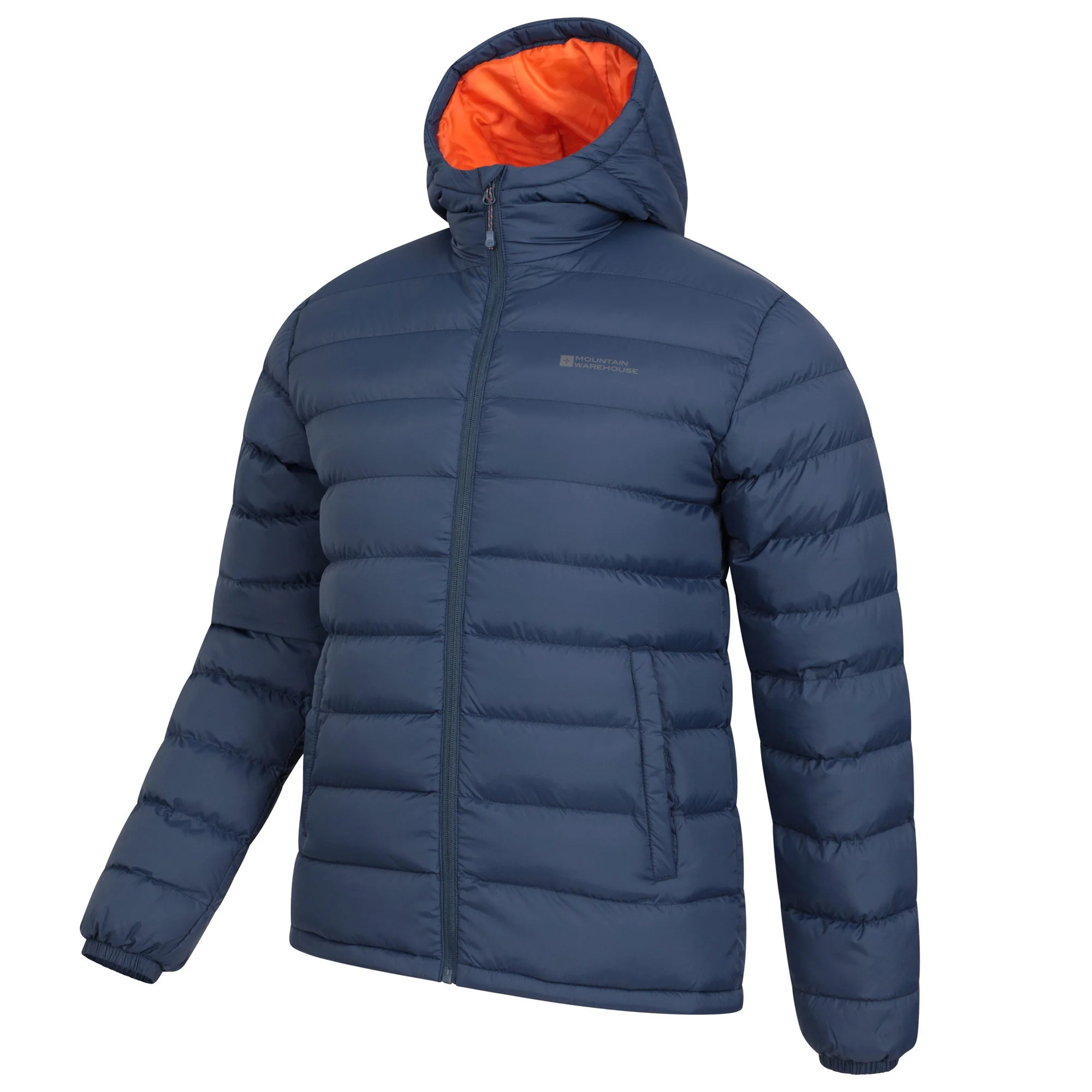 Mountain Warehouse Mens Seasons II Camo Padded Jacket Blue - Image 3