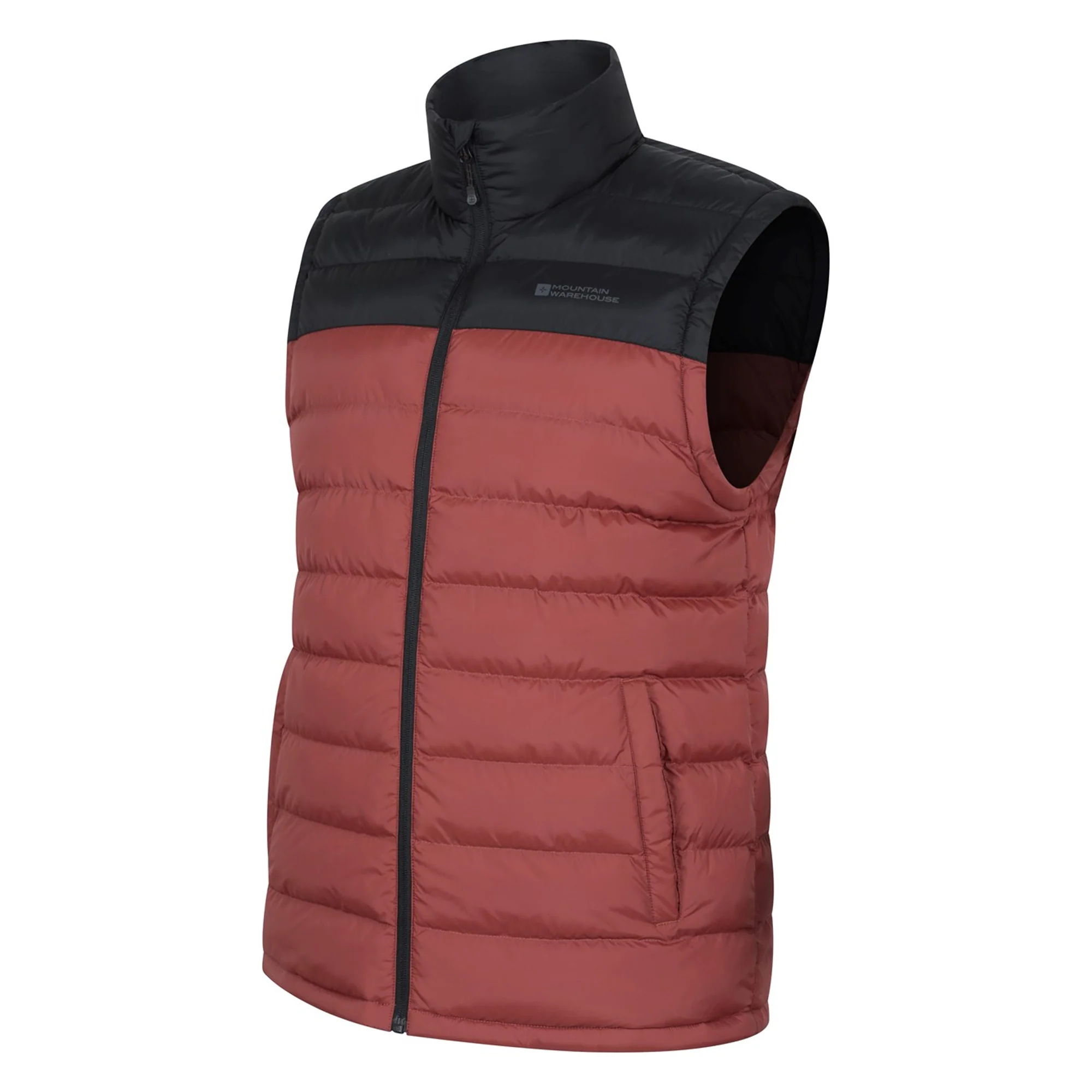 Mountain Warehouse Mens Seasons II Padded Gilet Berry - Image 3