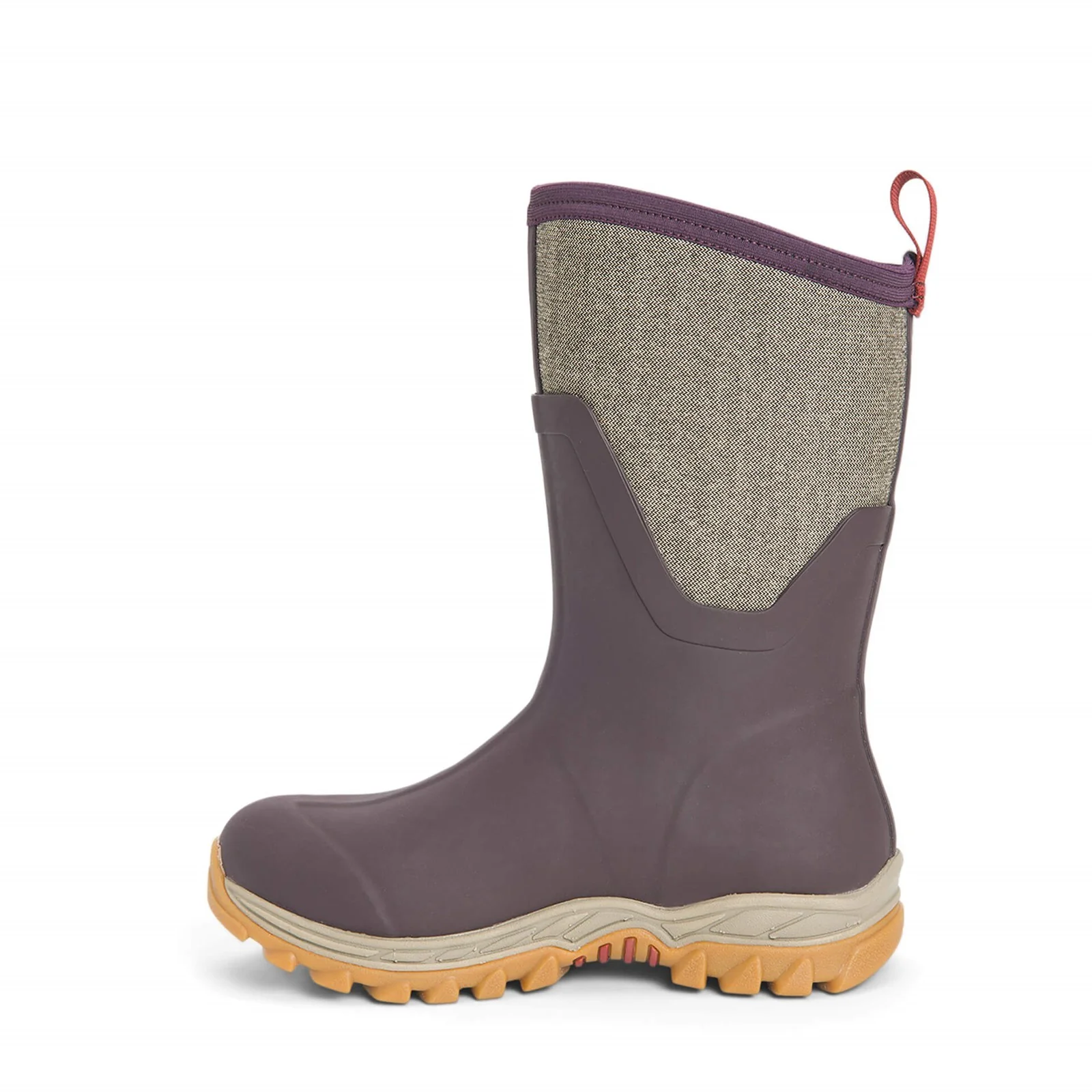Muck Boots Womens Arctic Sport Mid Wellington Boots Wine - Image 2