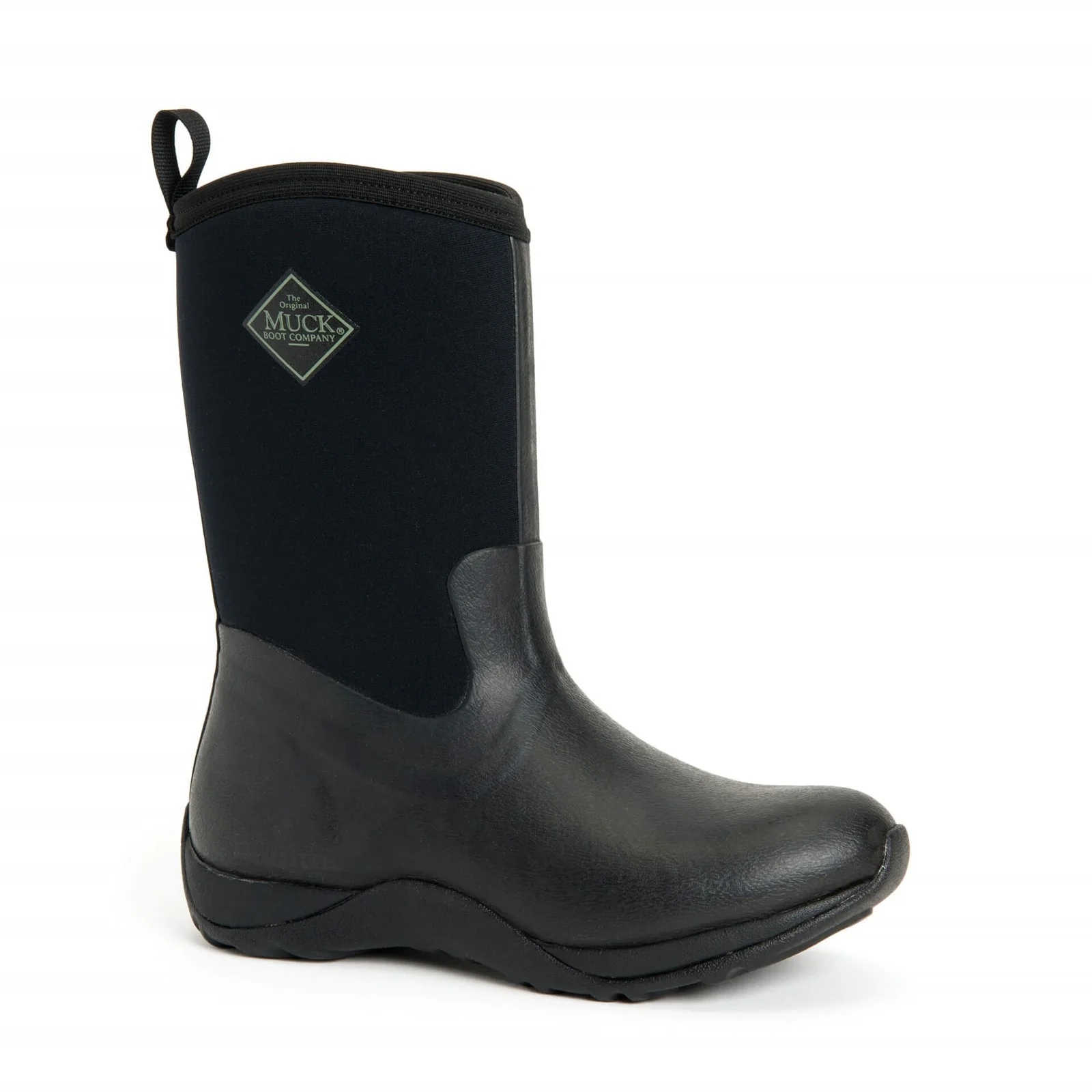 Muck Boots Womens Arctic Weekend Pull On Wellington Boot Black - Image 6