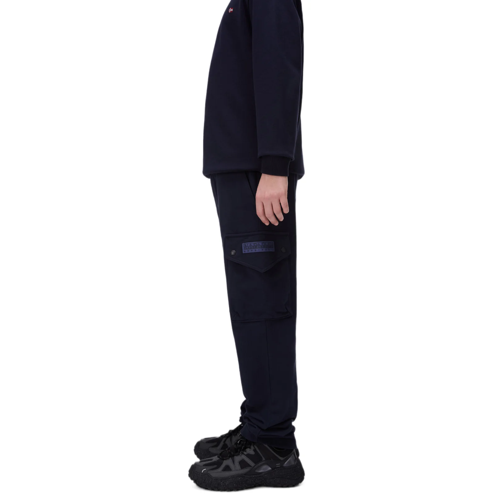 Napapijri Kids M-Box Logo Cargo Pant Nvy - Image 7