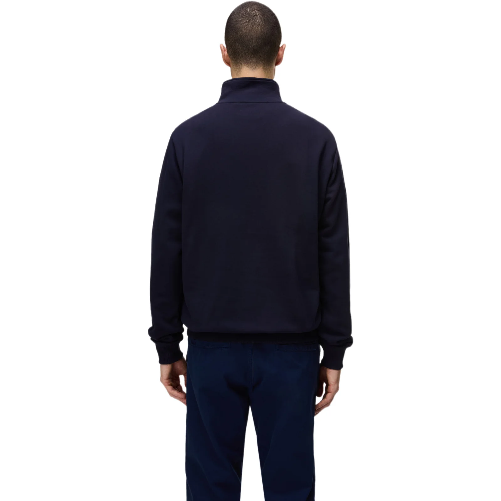 Napapijri Mens B-Small Box Half Zip Top Navy - Image 2
