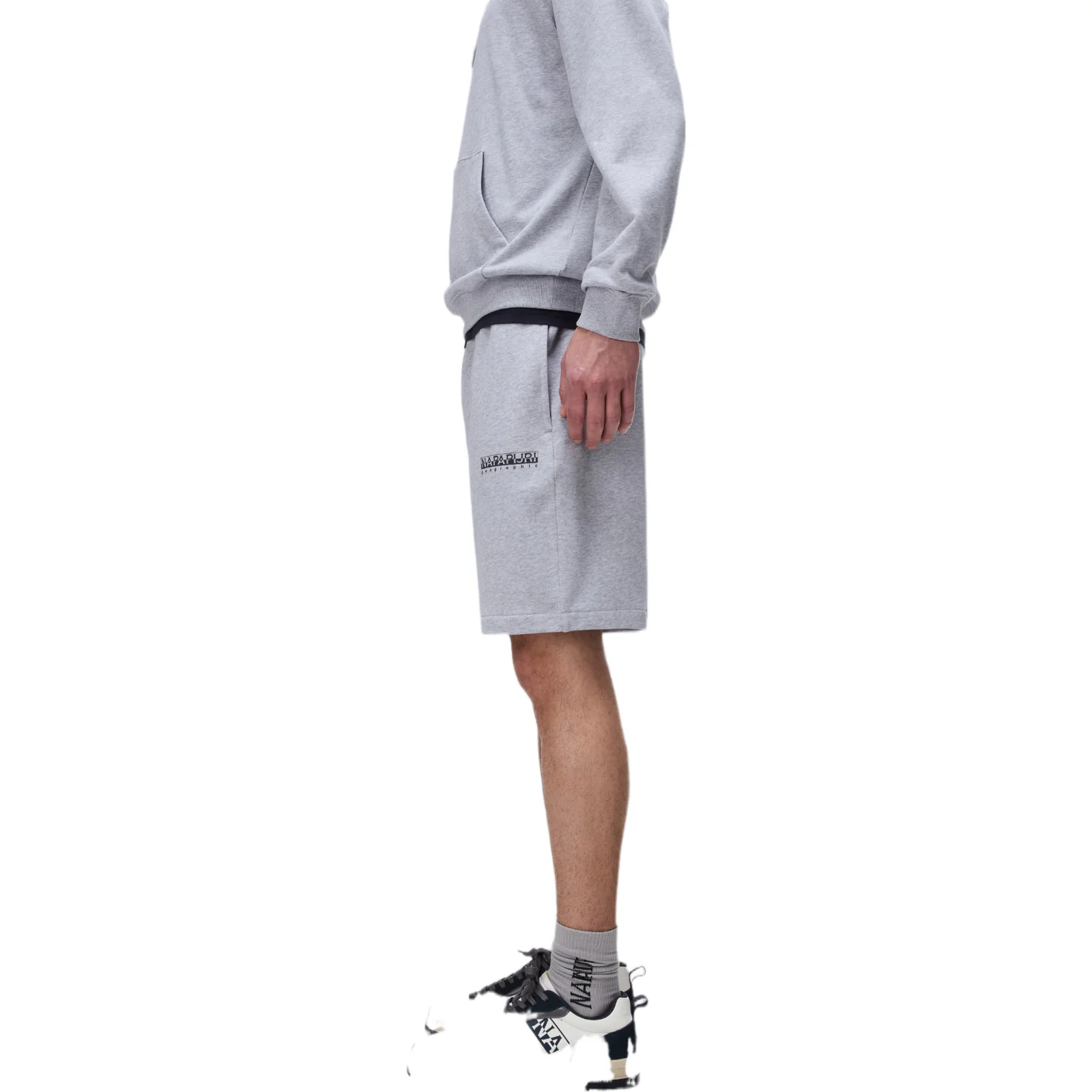 Napapijri Mens N-Gori Shorts Grey - Image 3