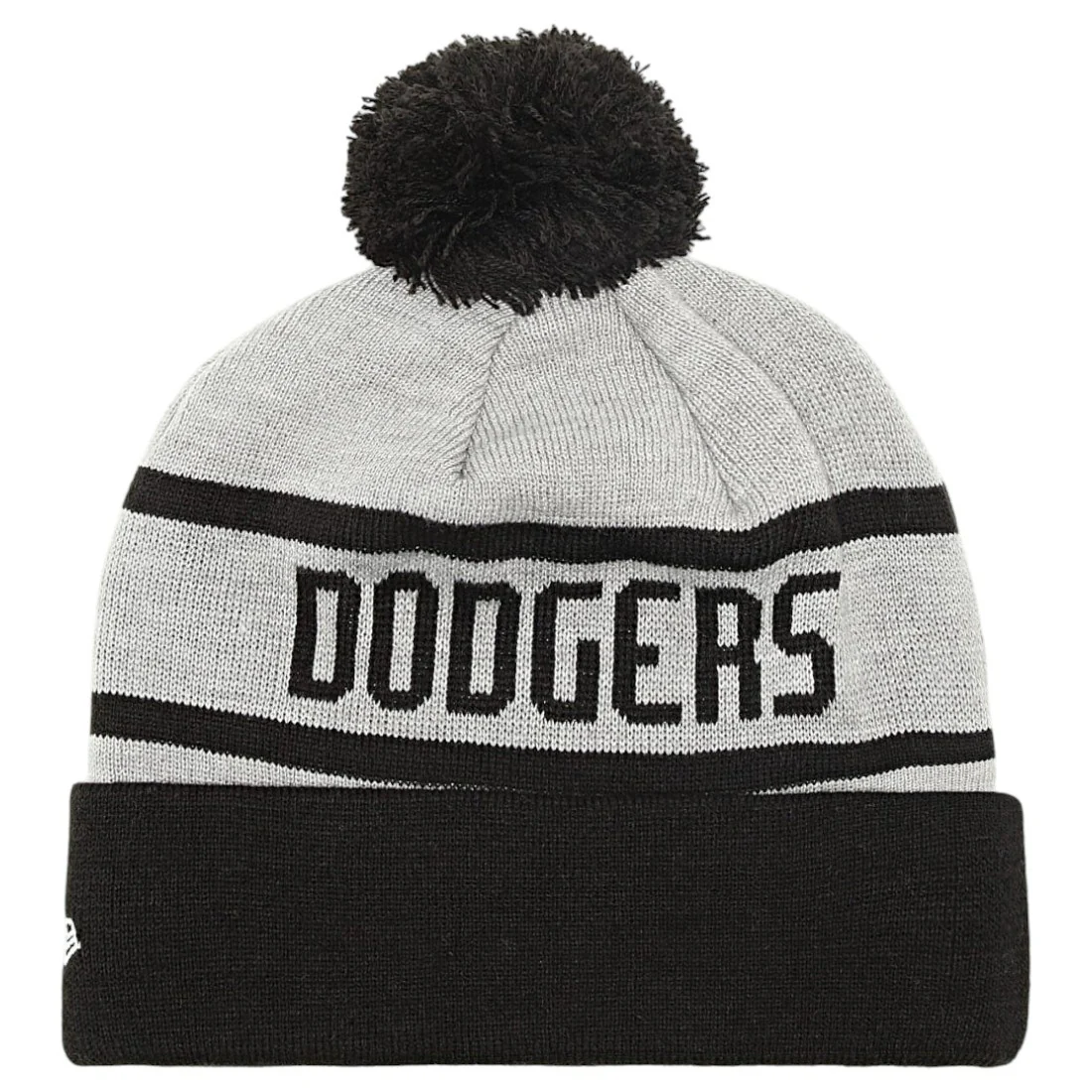 New Era Los Angeles Dodgers MLB Jake Cuff Knit Bobble Hat - Image 4